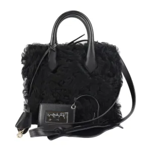 Balenciaga Black Wool Bag