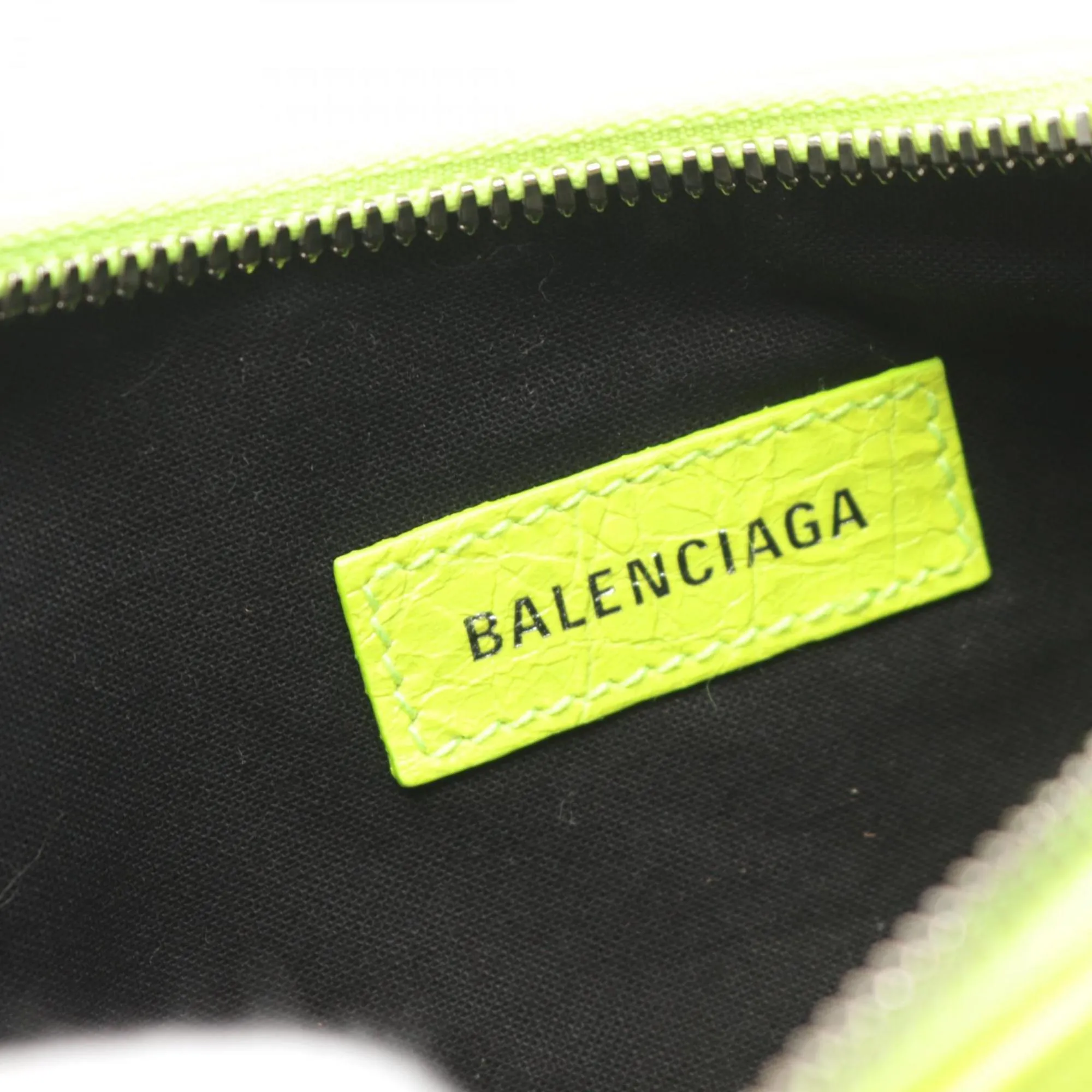Balenciaga Green Leather Bag