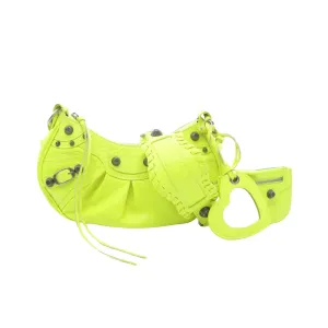 Balenciaga Green Leather Bag