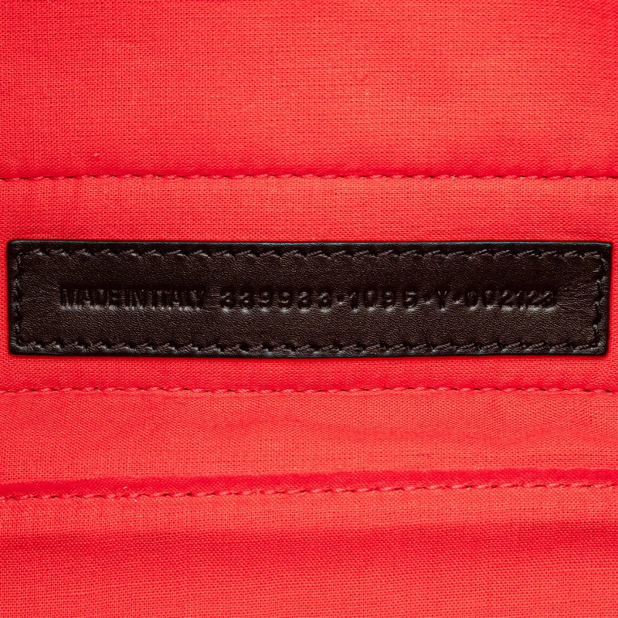 Balenciaga Navy Cabas Wool Bag