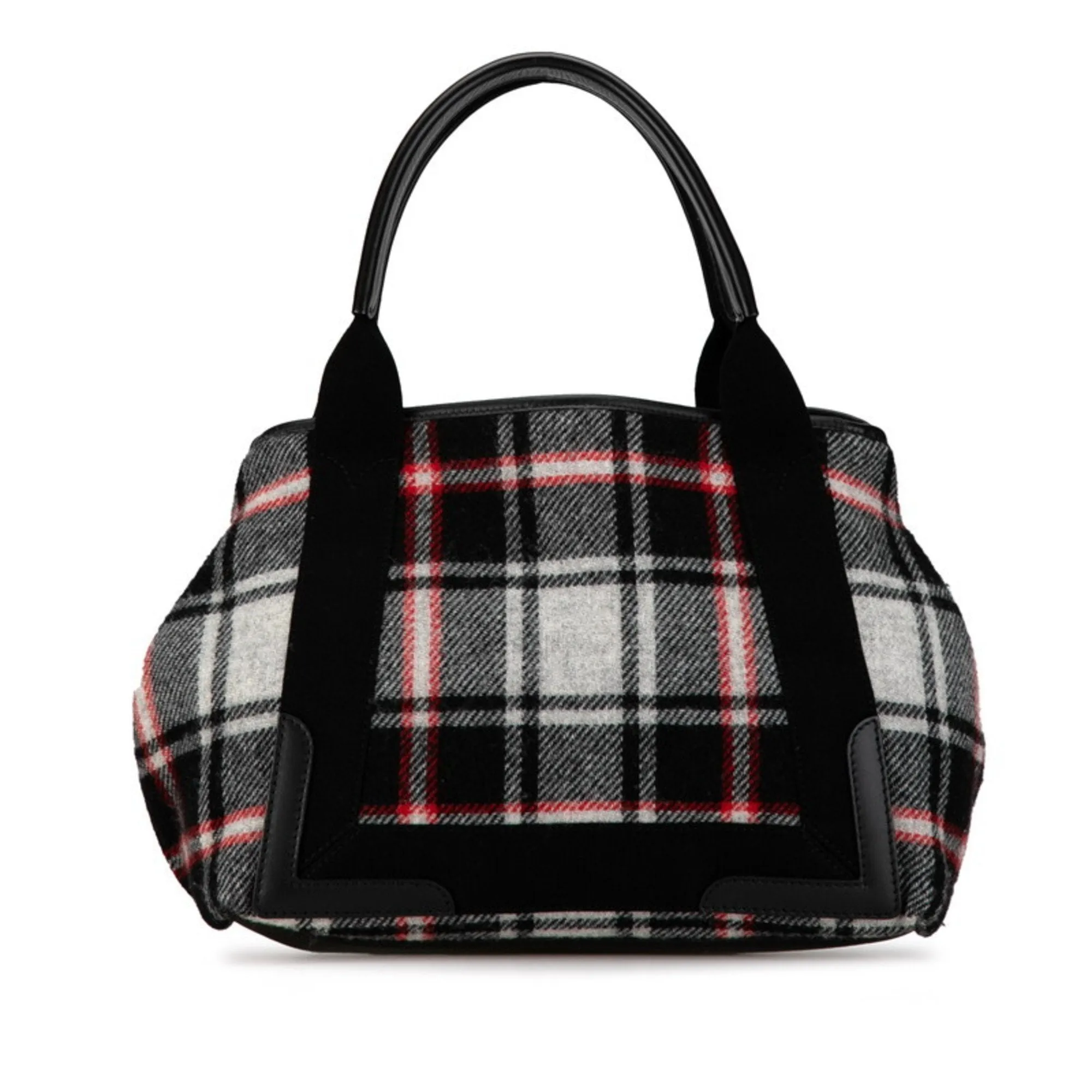 Balenciaga Navy Cabas Wool Bag