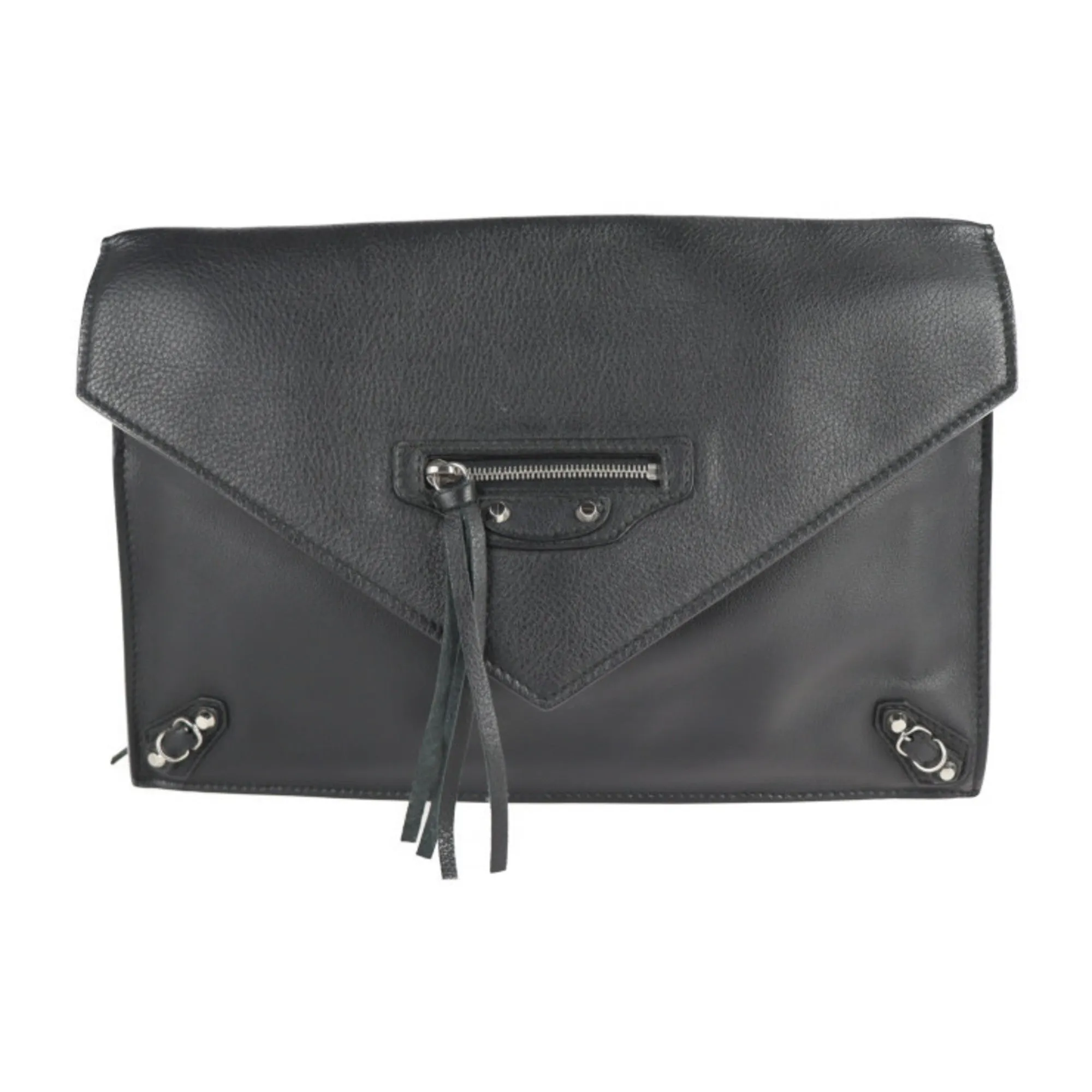 Balenciaga Papier Black Pony-Style Calfskin Bag
