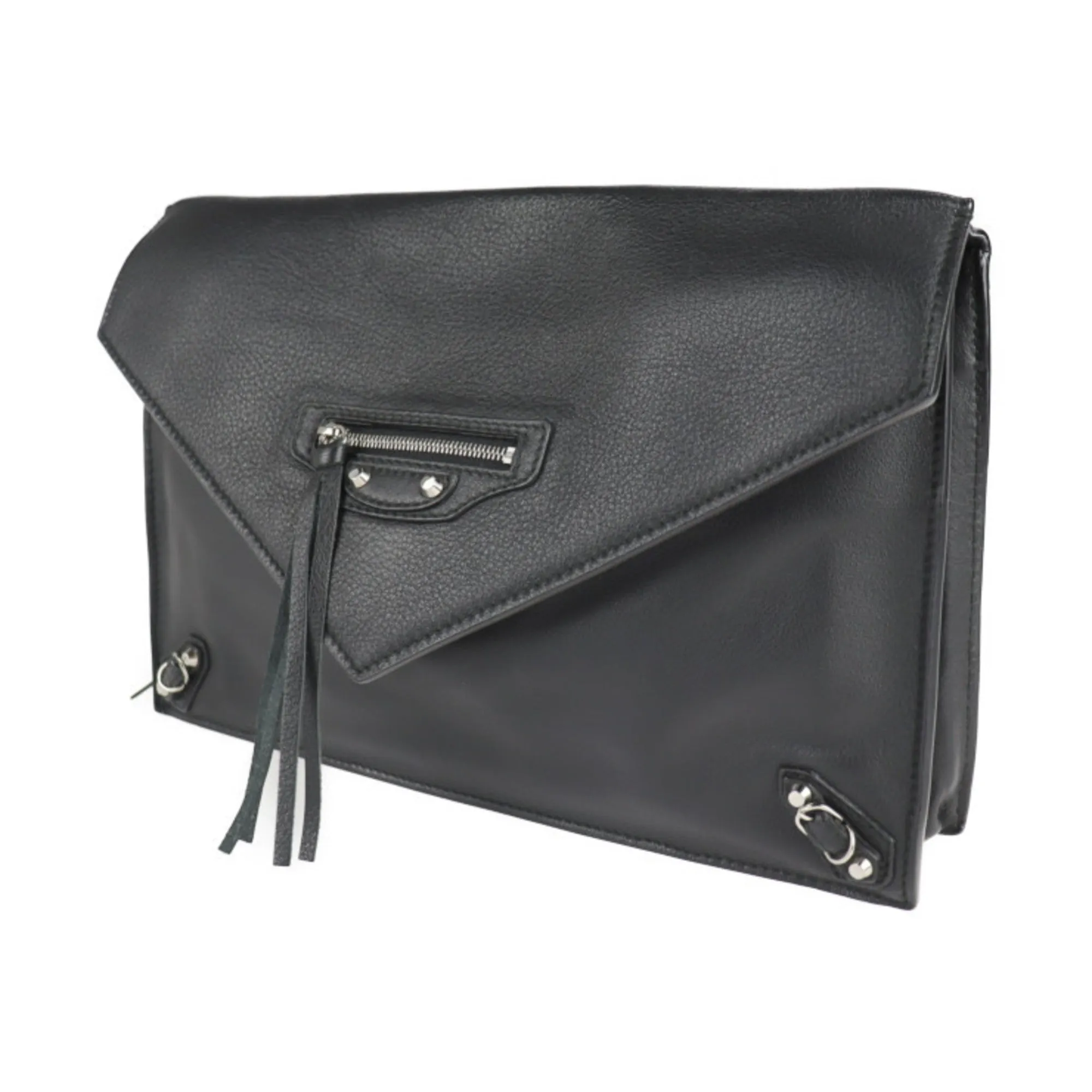 Balenciaga Papier Black Pony-Style Calfskin Bag