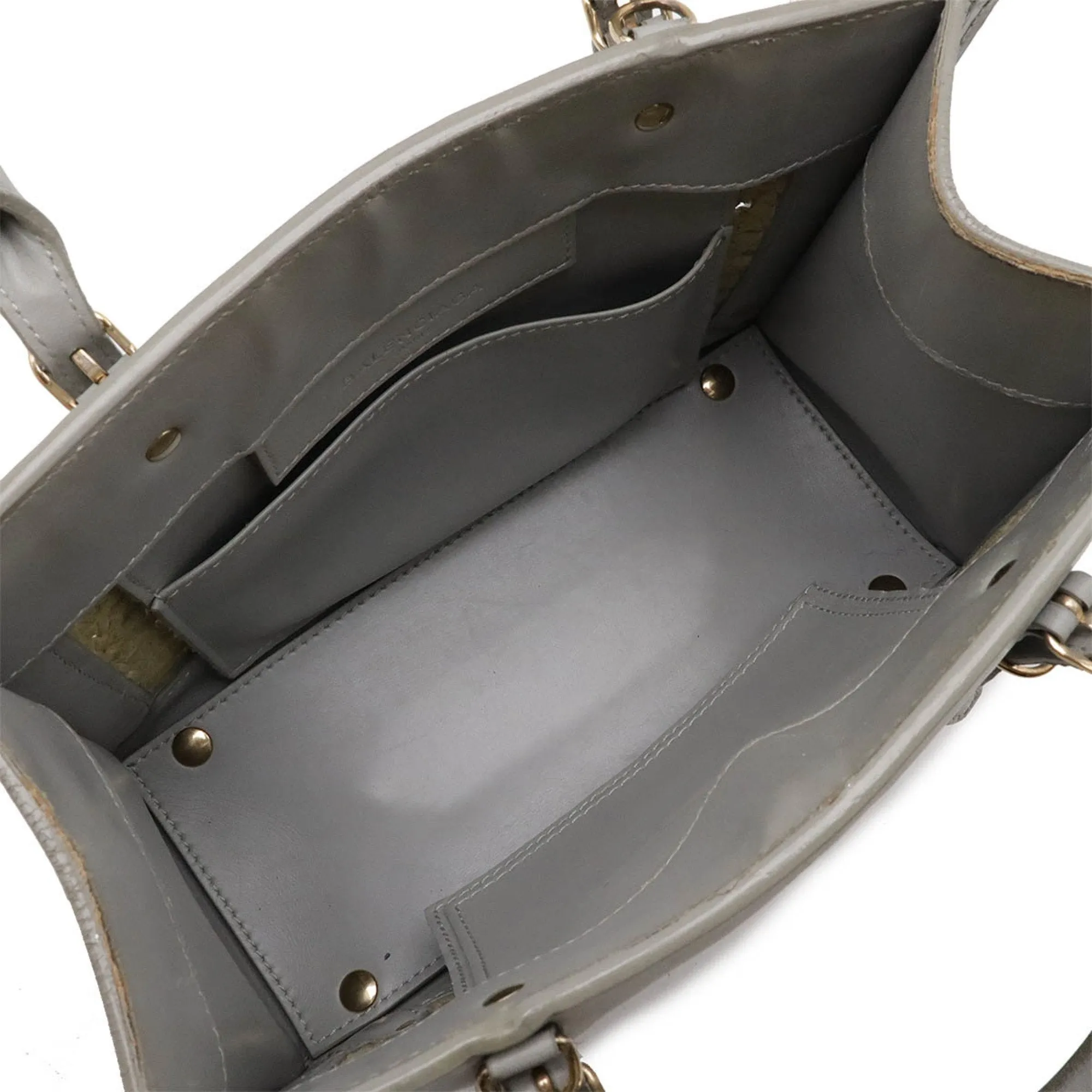 Balenciaga Papier Grey Leather Bag