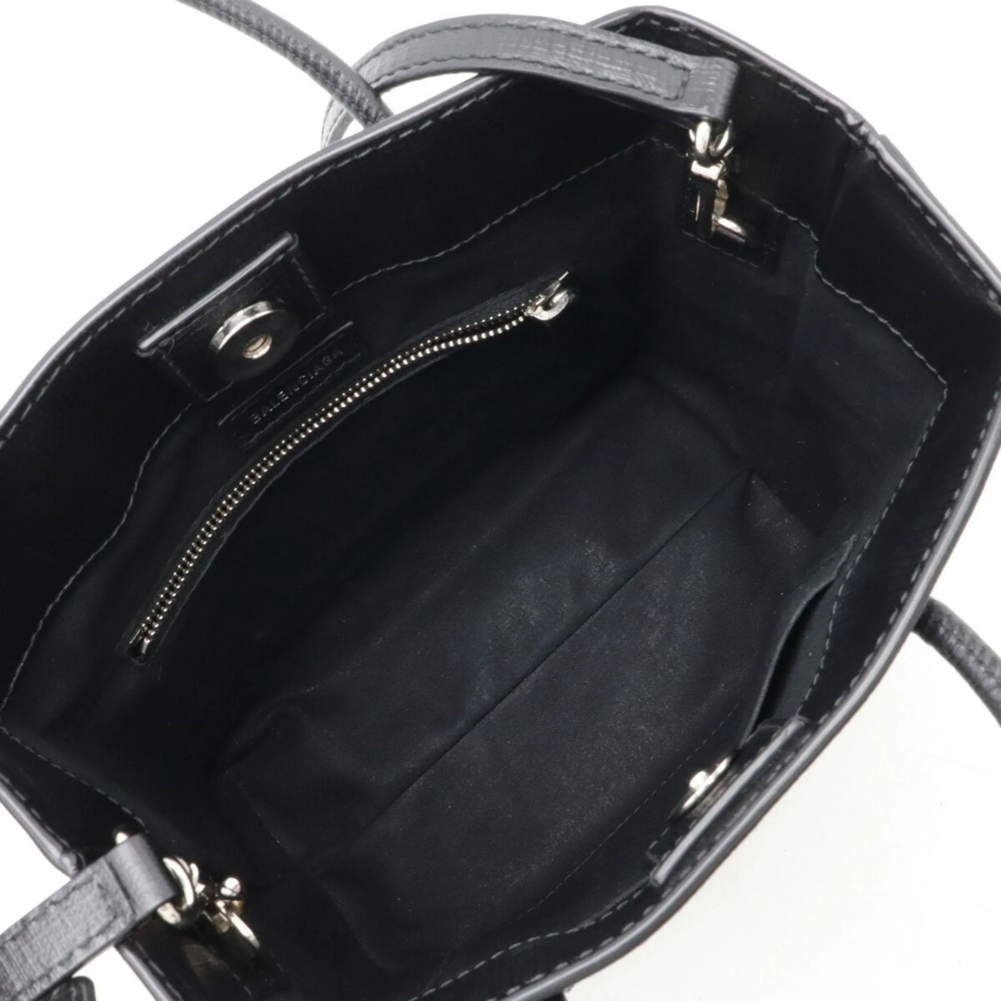 Balenciaga Shopping Tote Black Leather Bag