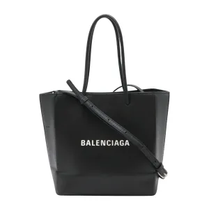 Balenciaga Shopping Tote Black Leather Bag