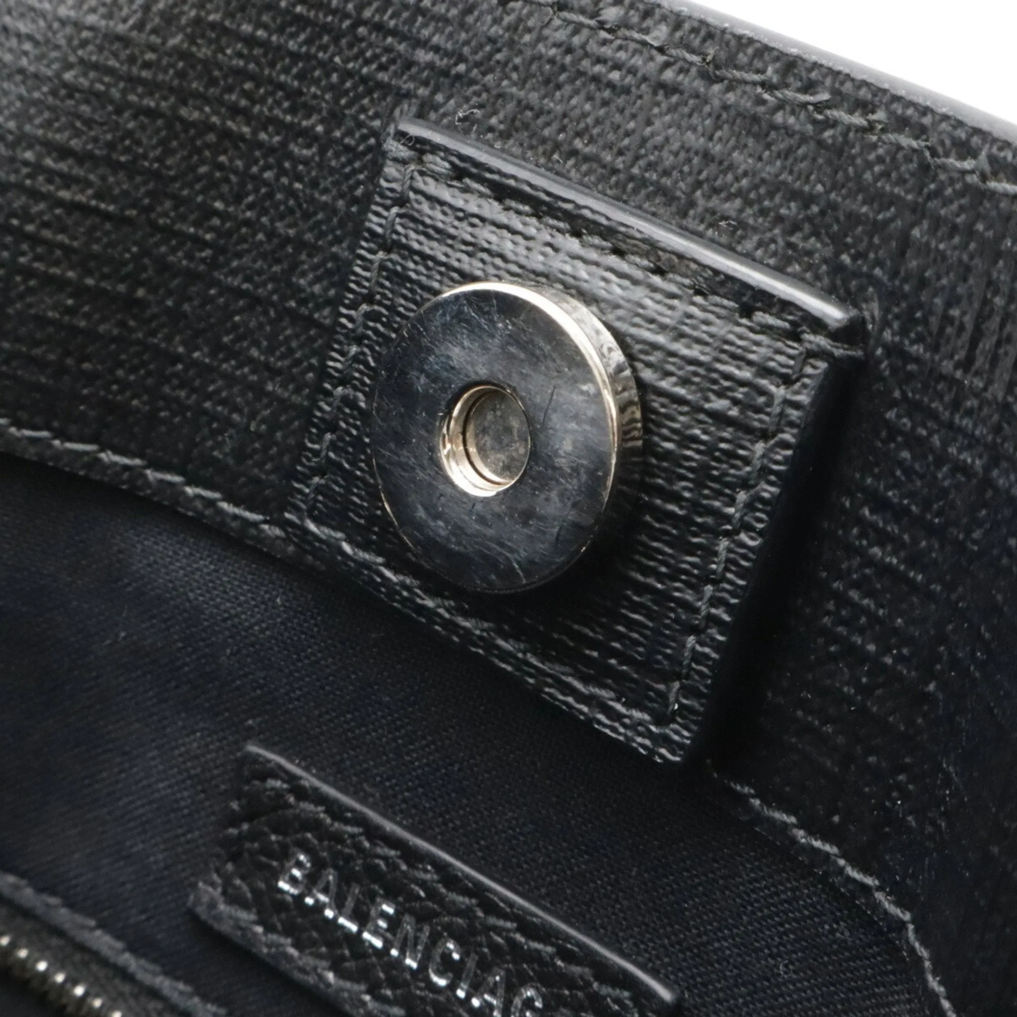 Balenciaga Shopping Tote Black Leather Bag