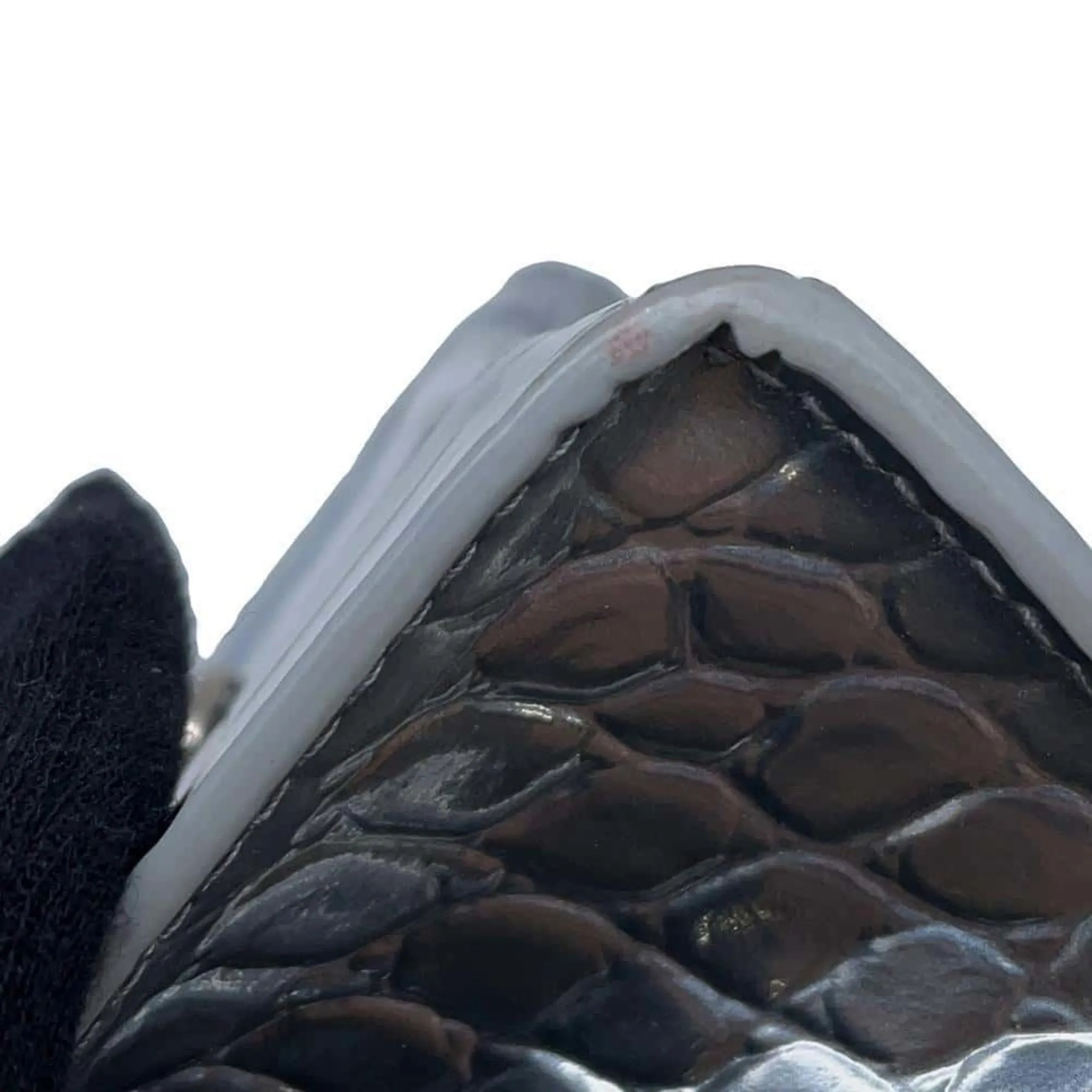 Balenciaga Silver Exotic Leathers Bag