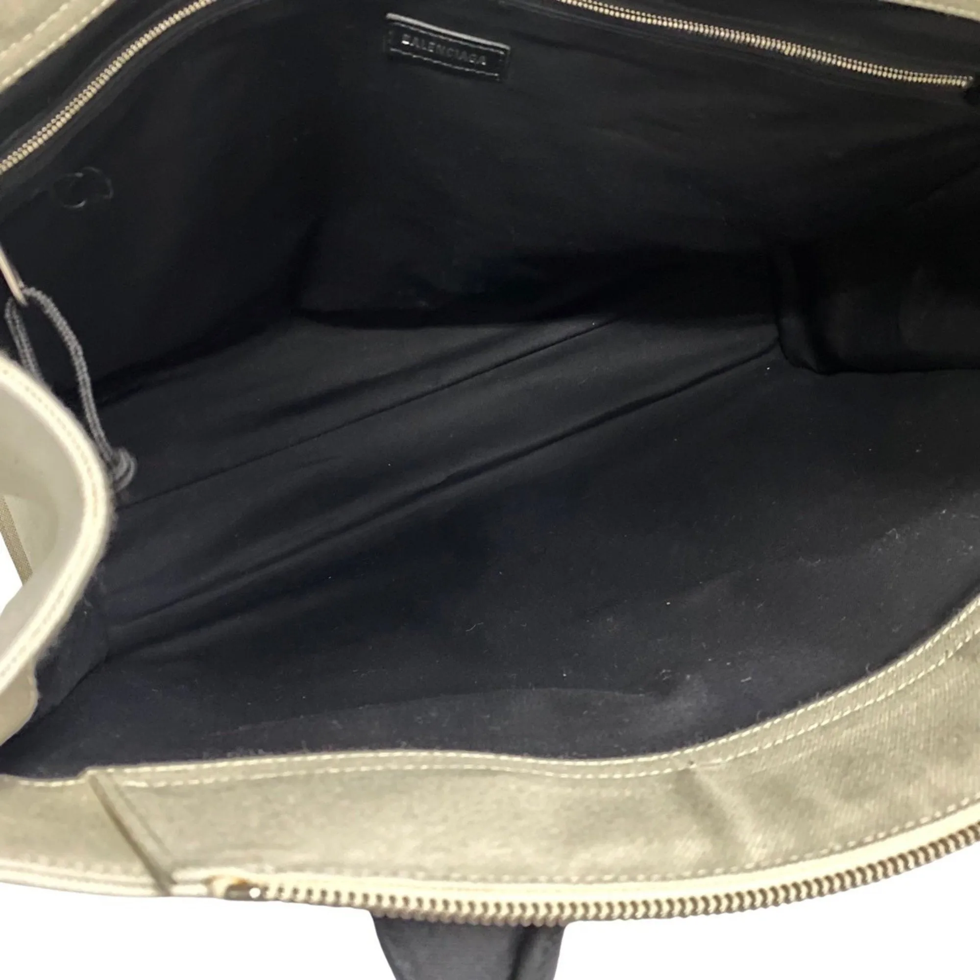 Balenciaga Trade Beige Canvas Bag
