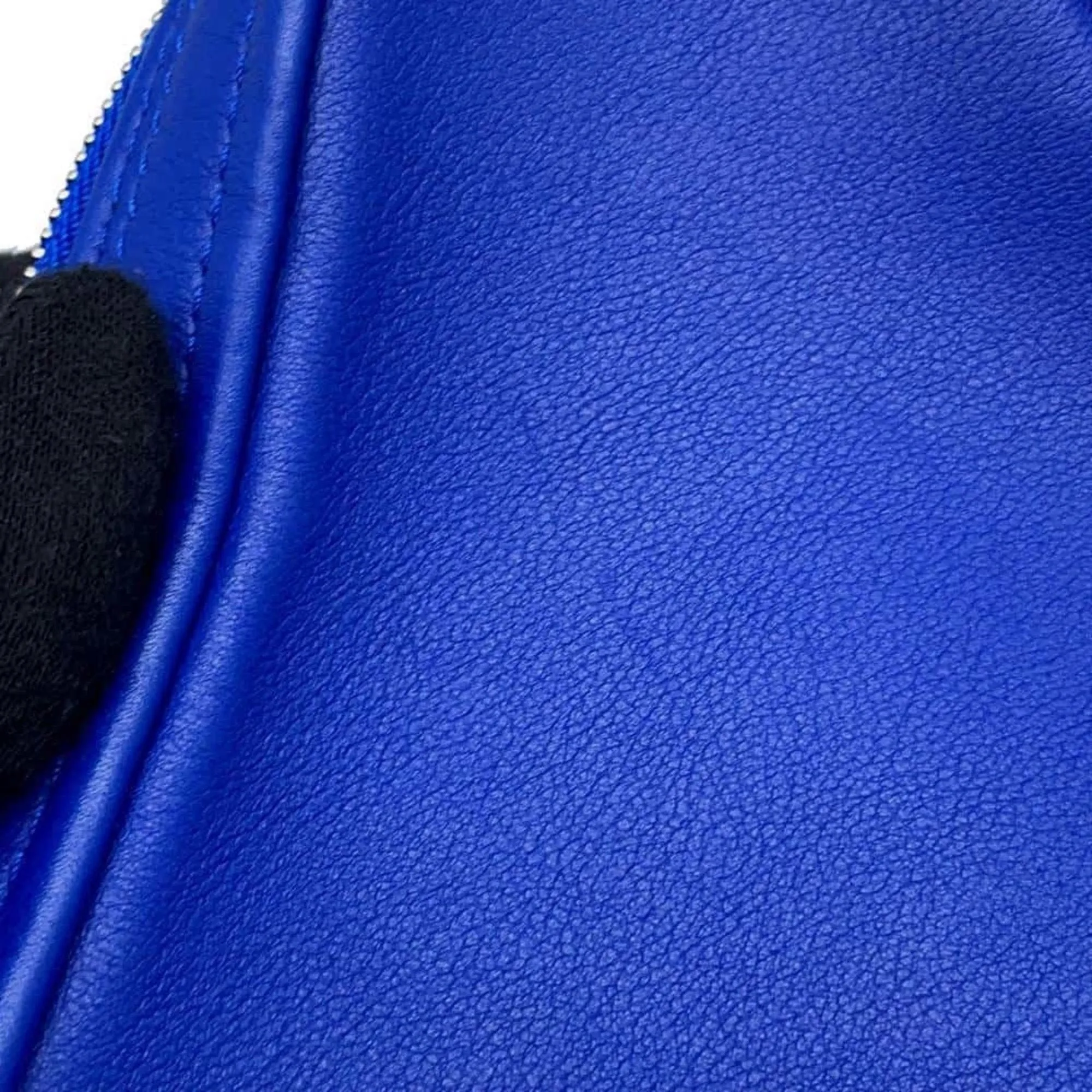 Balenciaga Triangle Blue Leather Bag