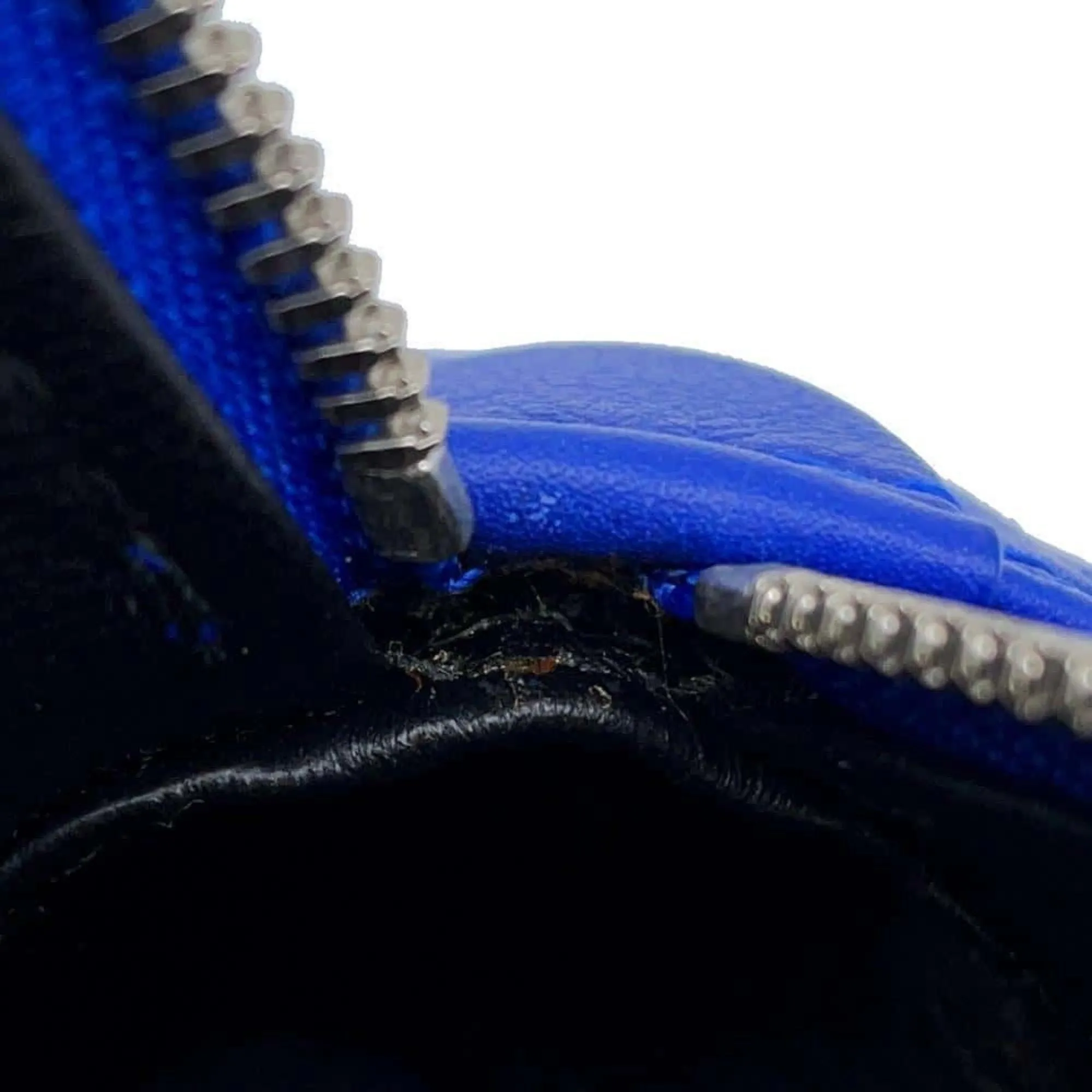 Balenciaga Triangle Blue Leather Bag