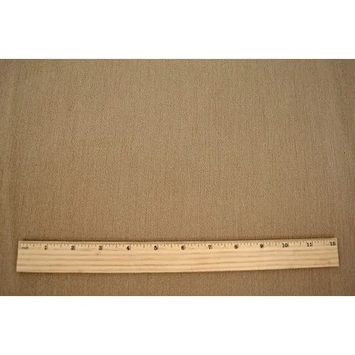 Beige Wool Blend Grospoint Woven Decorating Fabric
