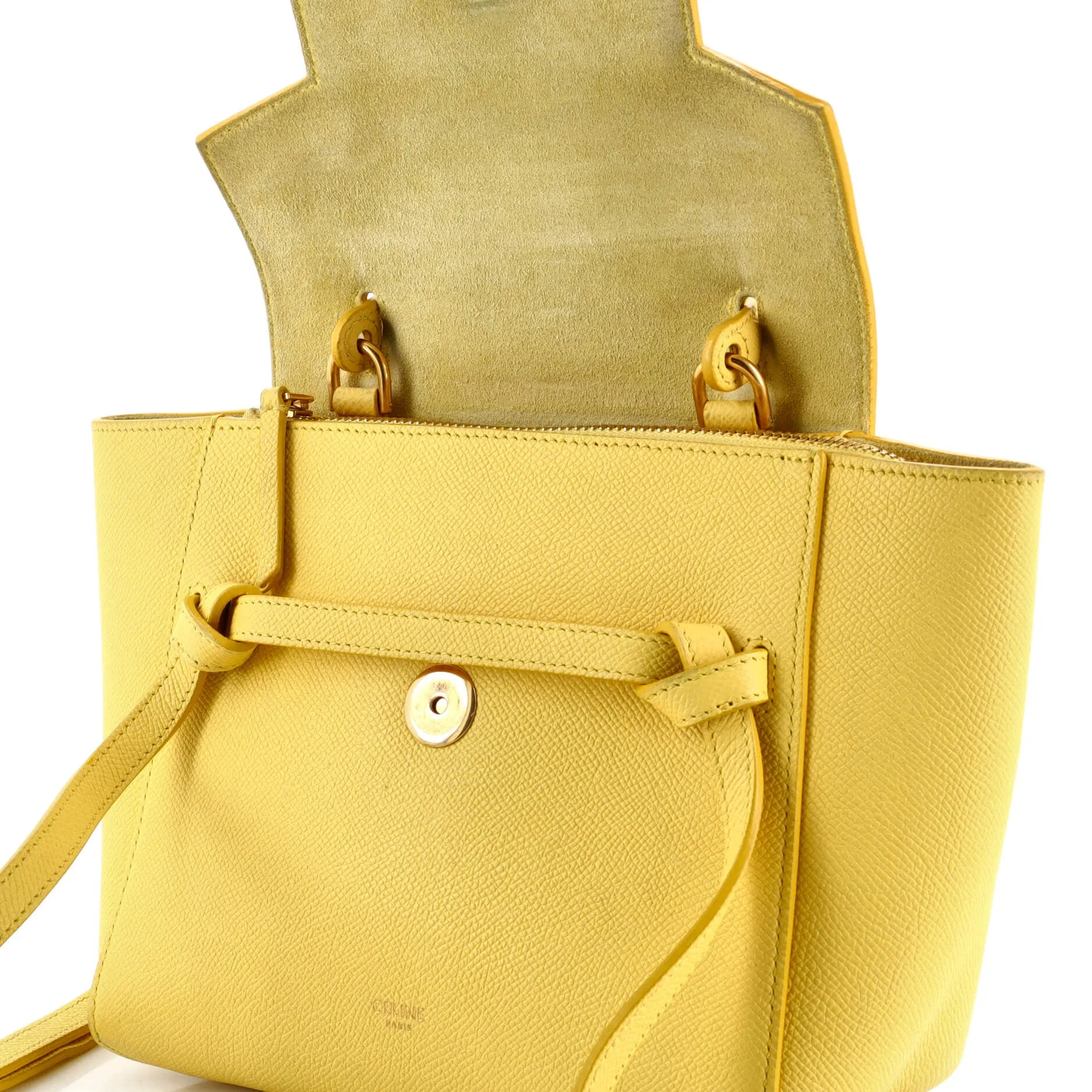 Belt Bag Textured Leather Nano