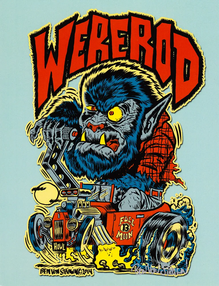 BEN VON STRAWN WEREROD SIGNED PRINT