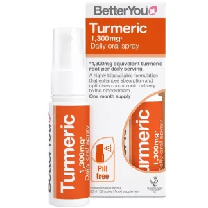 BetterYou Turmeric 1300mg Daily Oral Spray 25ml