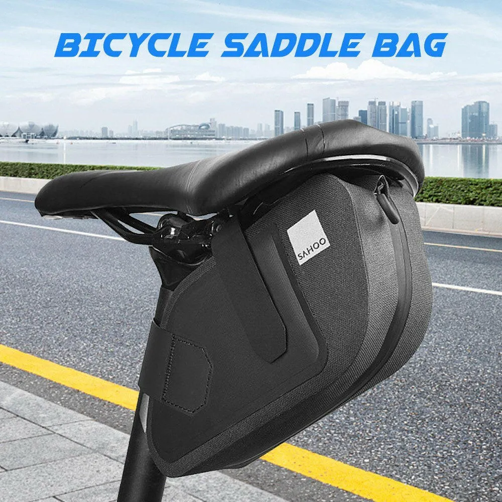 Bicycle Saddle Bag Bike Seat Bag Reflective Cycling Rear Seat Post Bag Large Capacity Tail Rear Bag MTB Road Bike Bag Bicycle Storage Bag Bike Accessories
