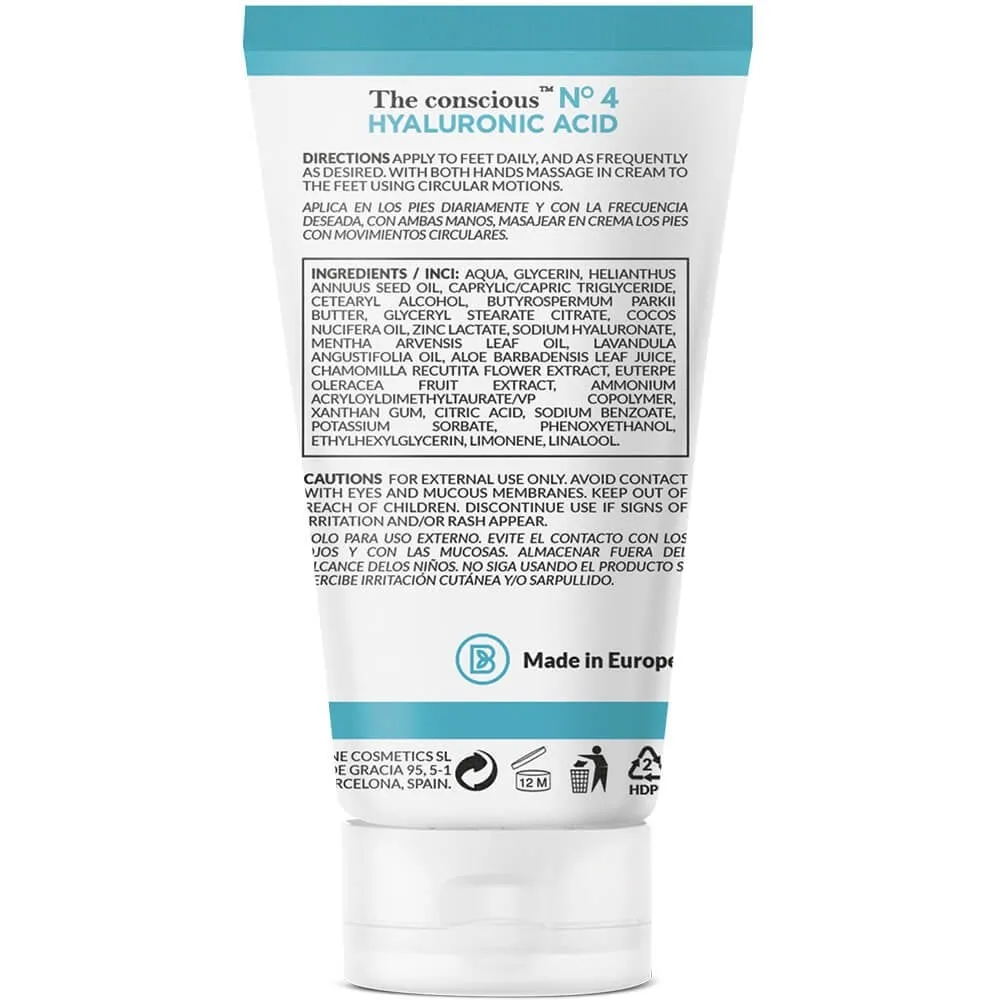 Biovene The Conscious No. 4 Hyaluronic Acid Immediate Relief Foot Cream 50ml