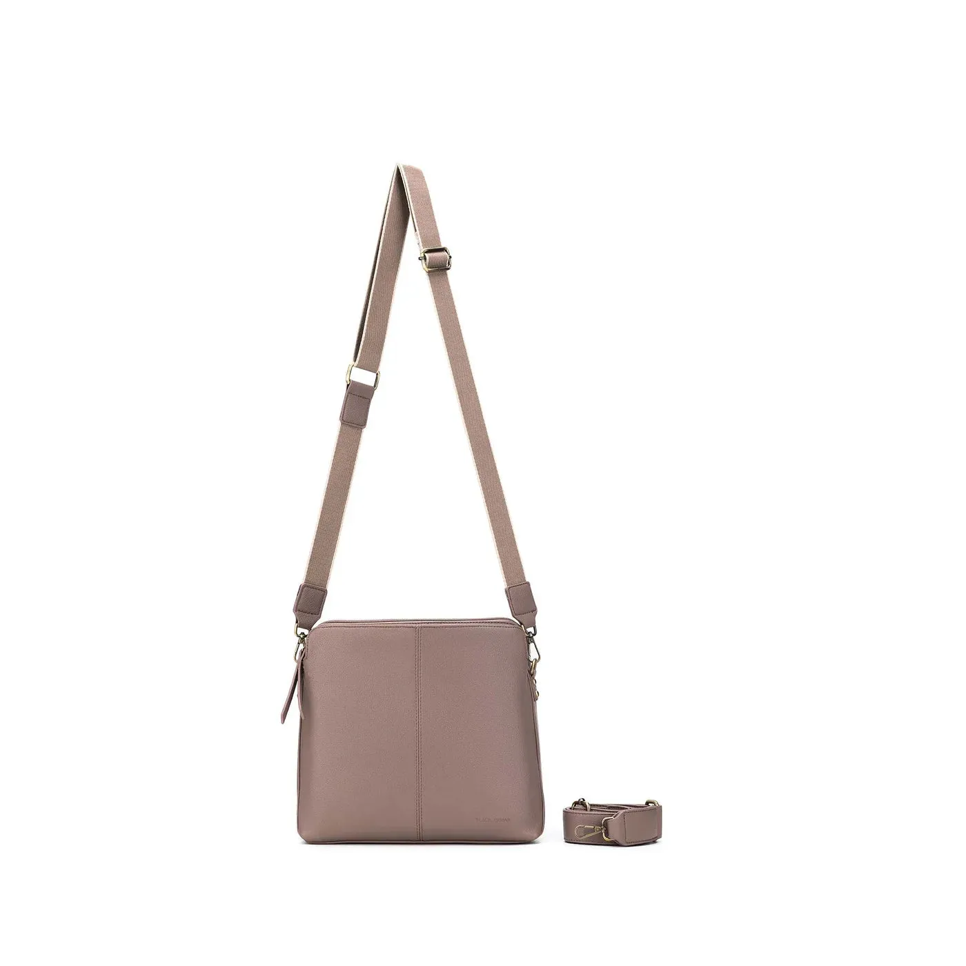Black Caviar Designs Crossbody Bag - Paige Mushroom