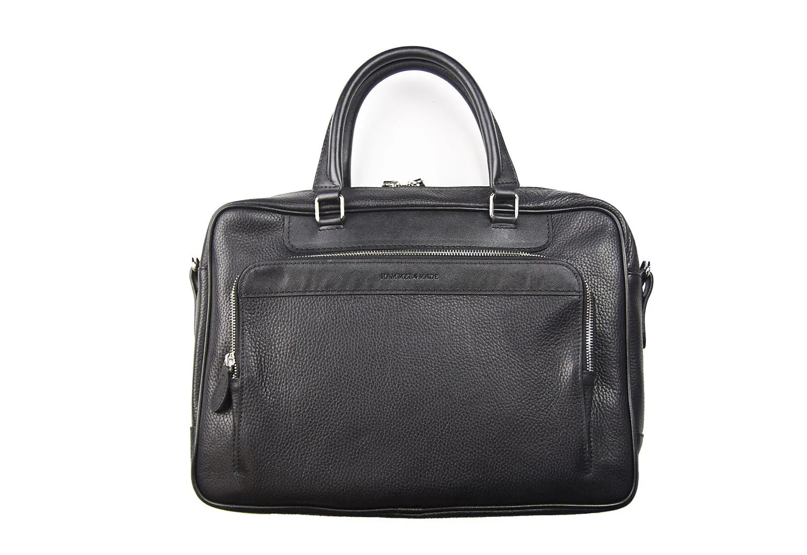 Black/purple laptop bag