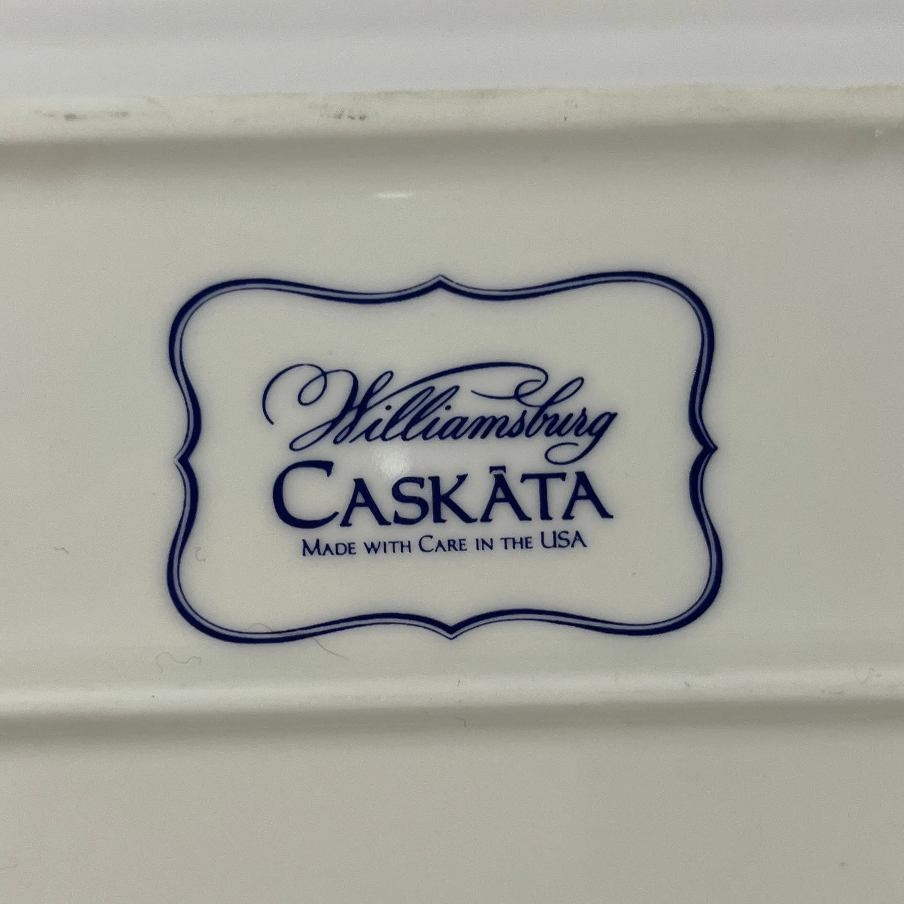 Blue-and-White Williamsburg Serving Tray