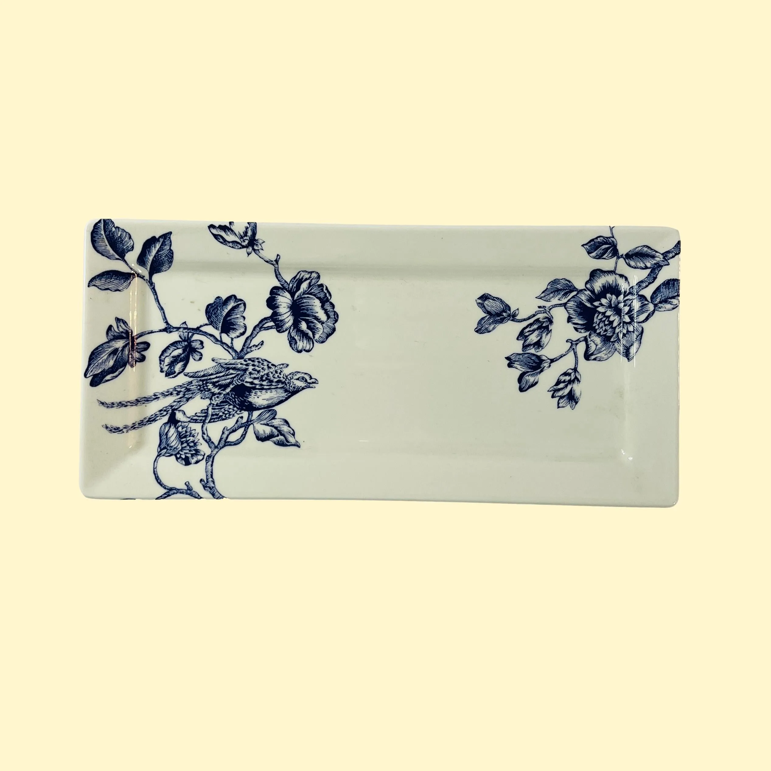 Blue-and-White Williamsburg Serving Tray