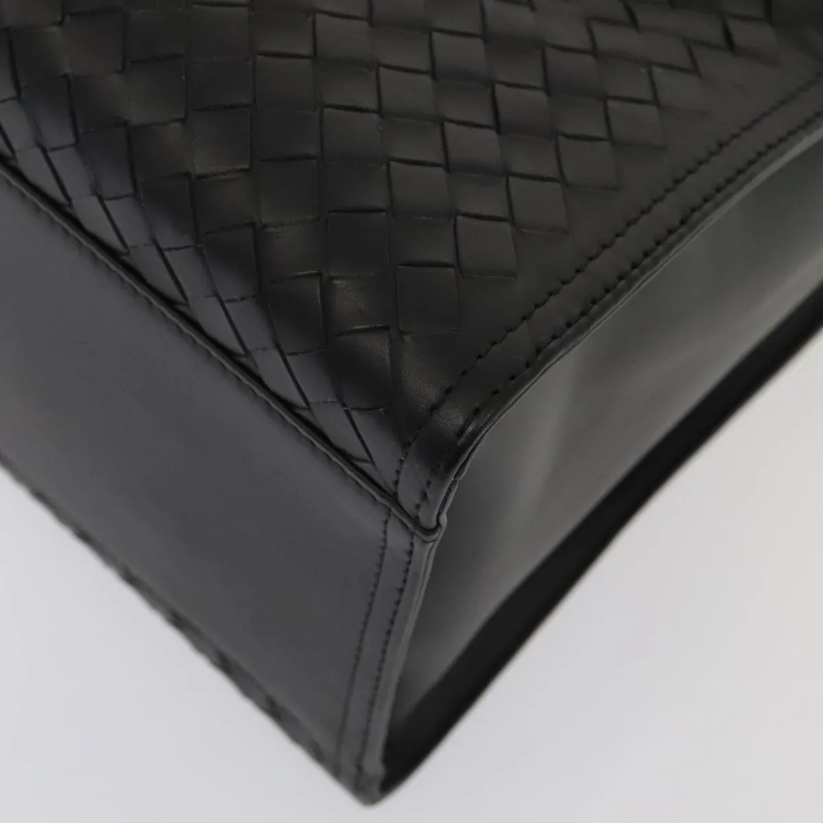 Bottega Veneta Intrecciato Black Leather Bag