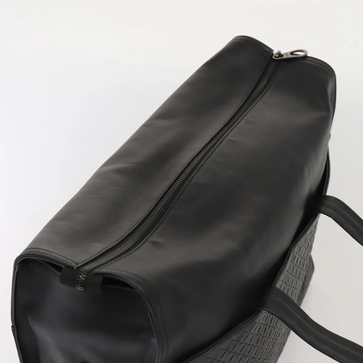 Bottega Veneta Intrecciato Black Leather Bag