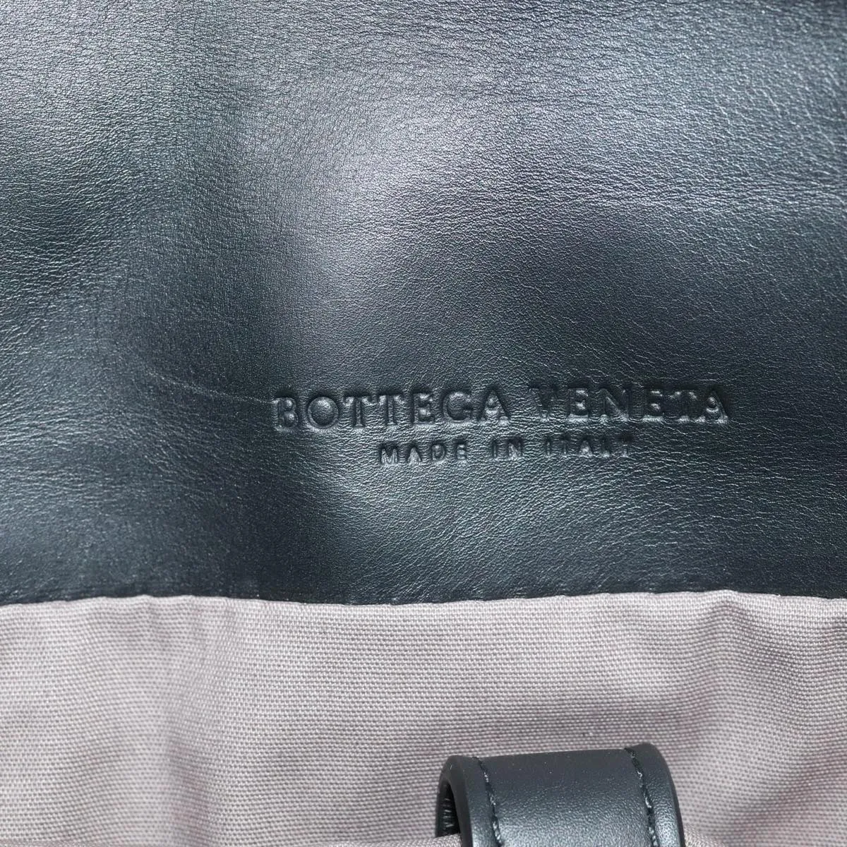 Bottega Veneta Intrecciato Black Leather Bag