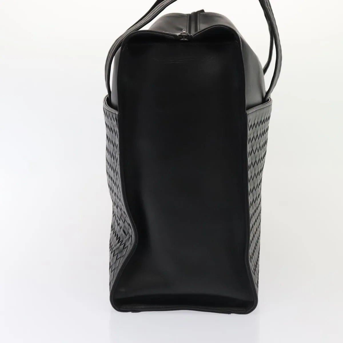 Bottega Veneta Intrecciato Black Leather Bag