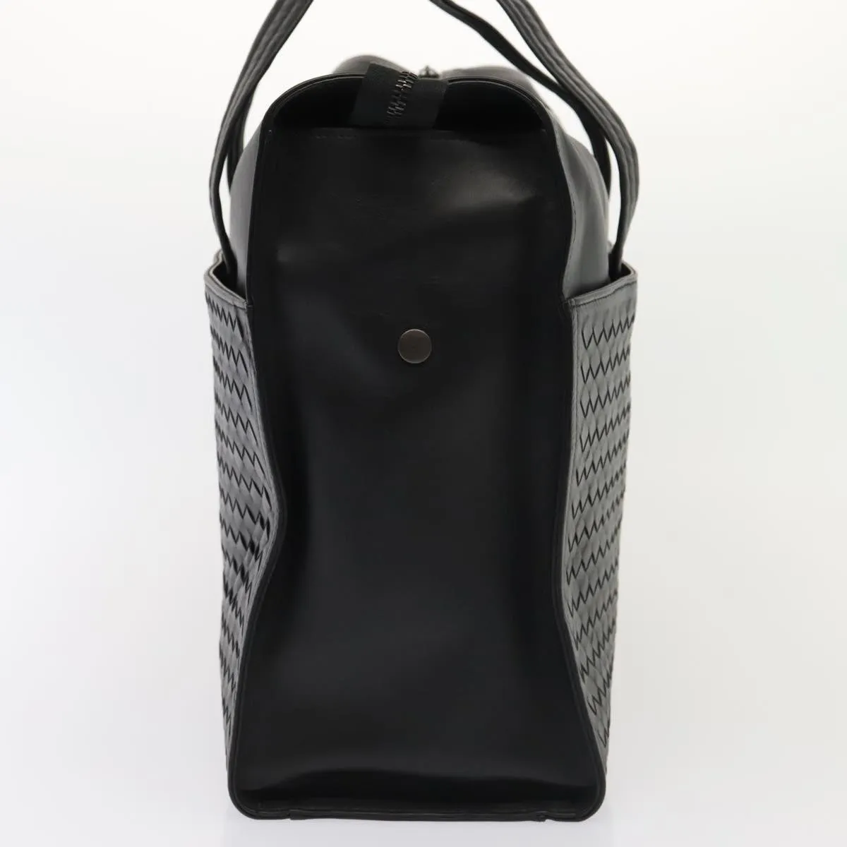 Bottega Veneta Intrecciato Black Leather Bag