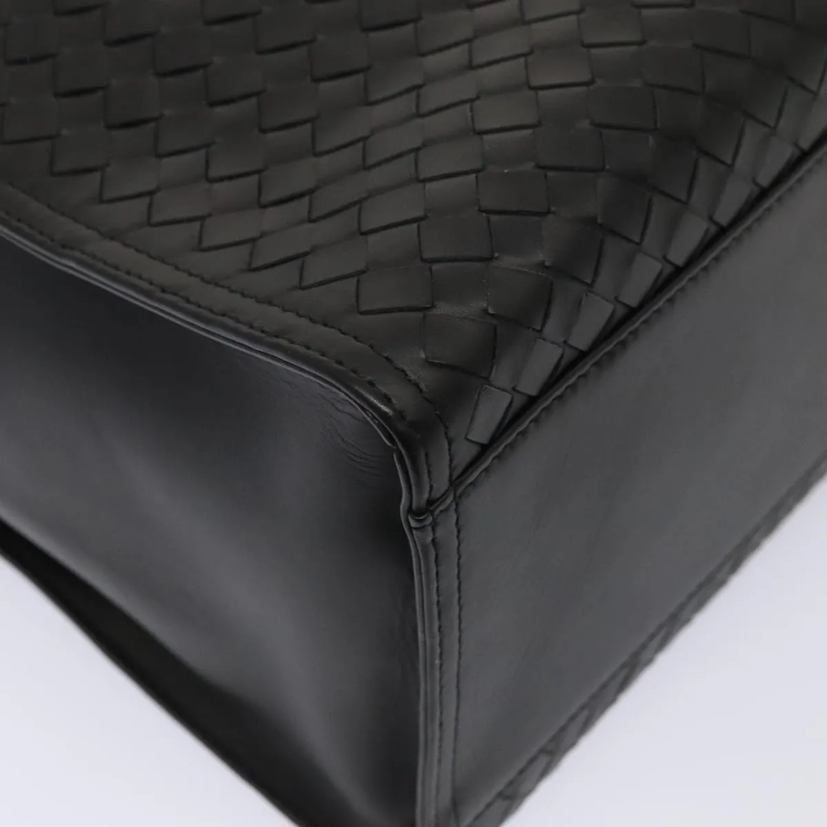 Bottega Veneta Intrecciato Black Leather Bag