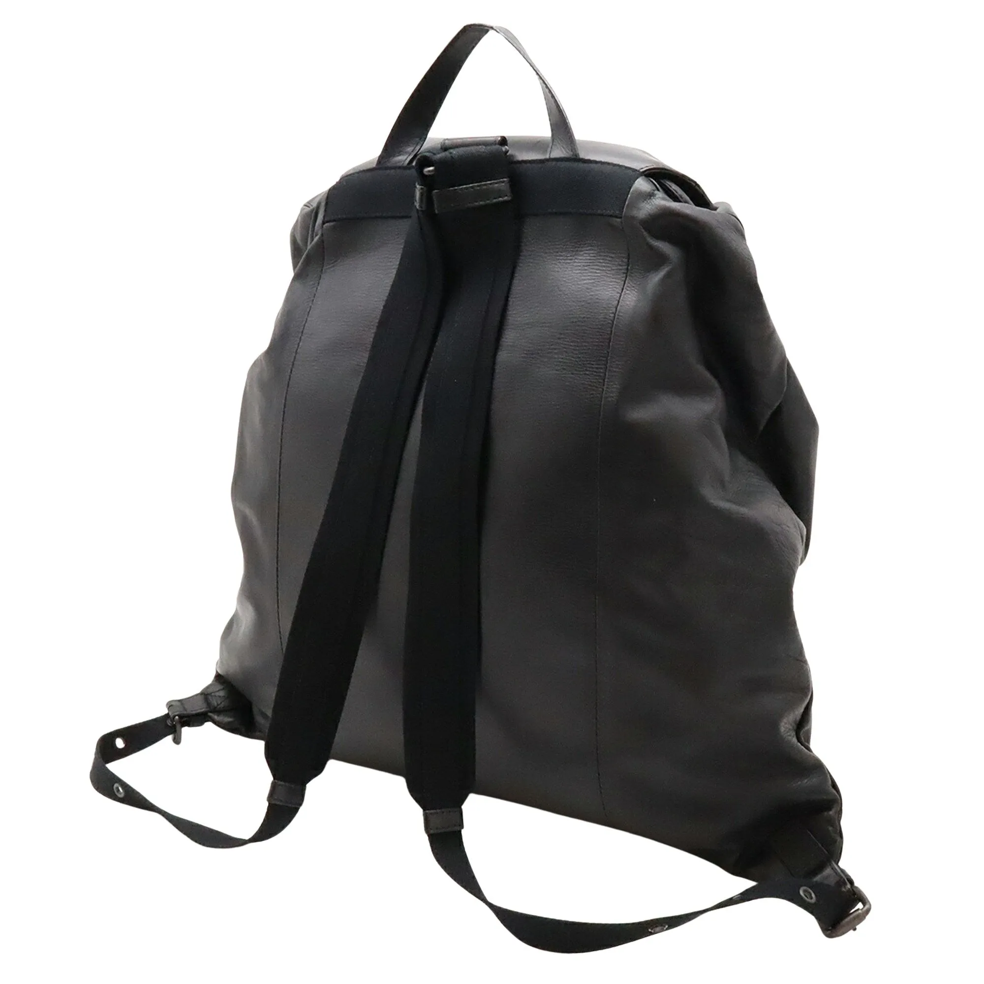 Bottega Veneta Intrecciato Black Pony-Style Calfskin Bag