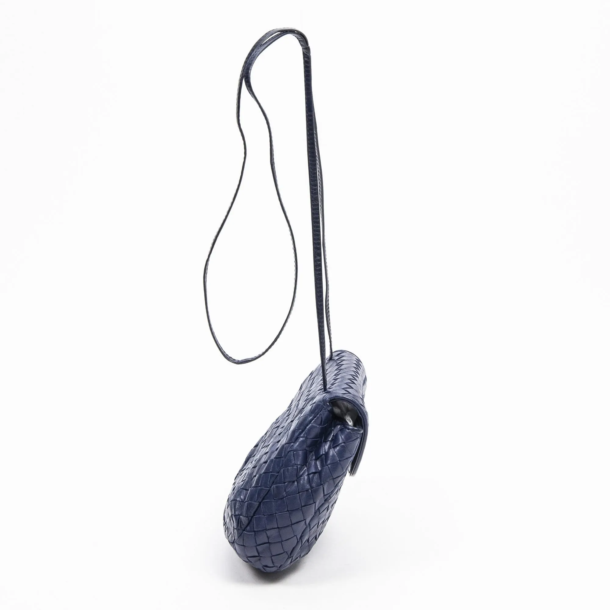 Bottega Veneta Vintage Intrecciato Mini Flap Crossbody Bag - AWL1388