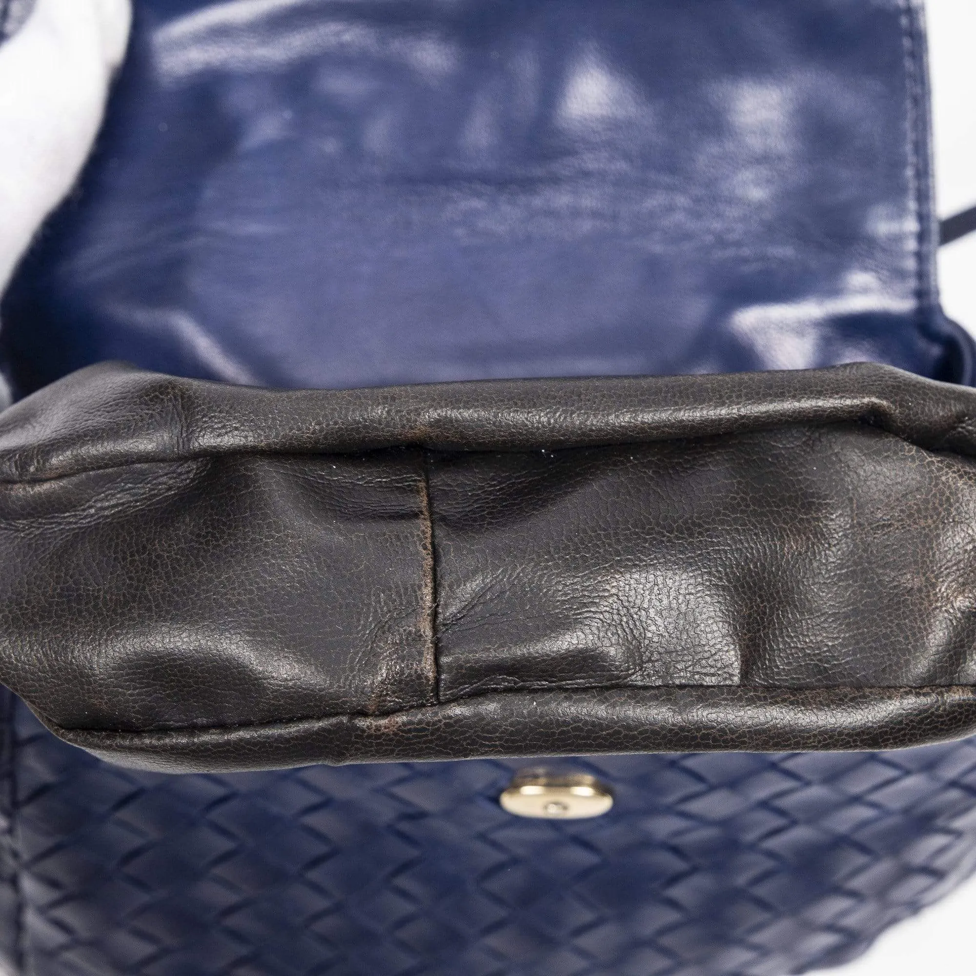 Bottega Veneta Vintage Intrecciato Mini Flap Crossbody Bag - AWL1388
