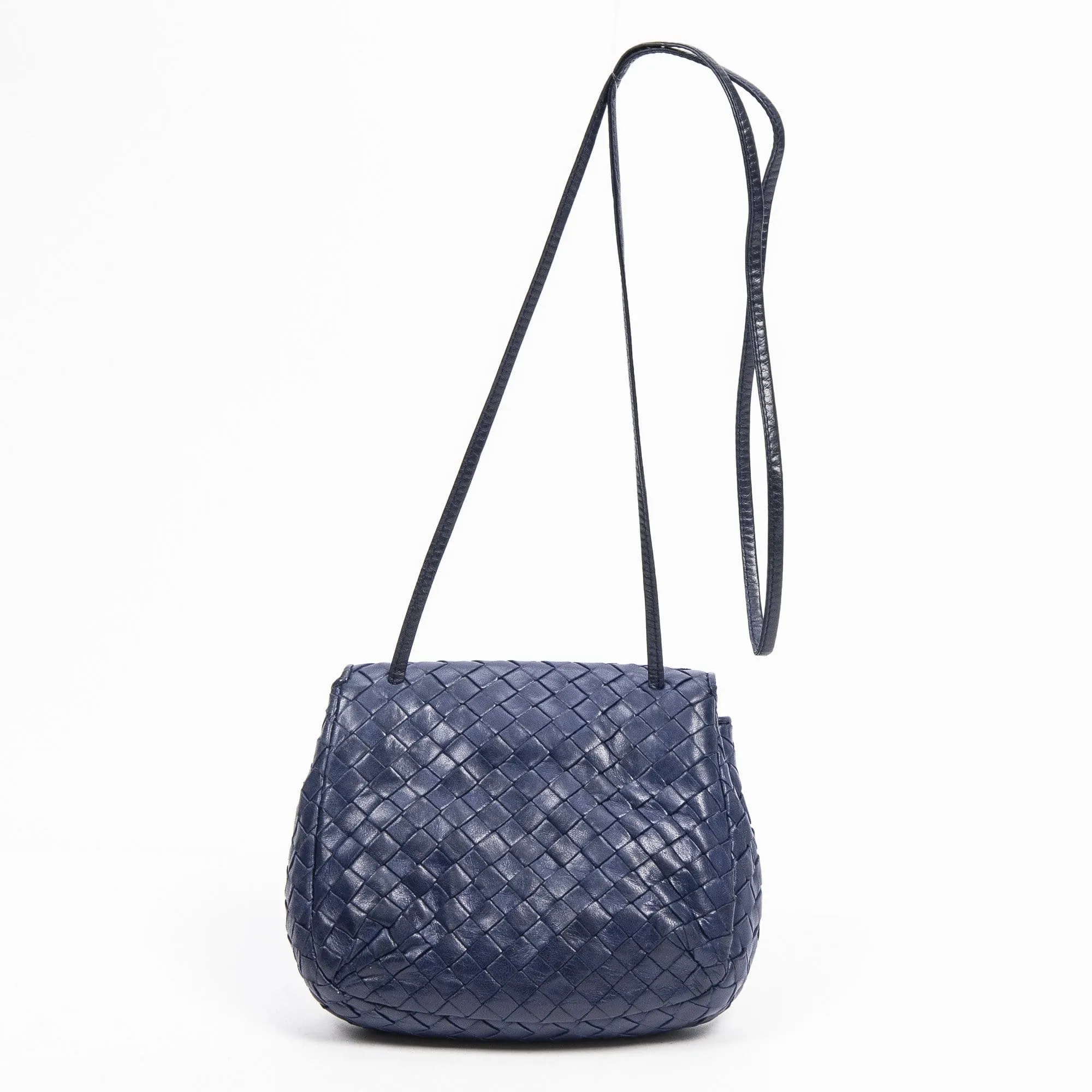 Bottega Veneta Vintage Intrecciato Mini Flap Crossbody Bag - AWL1388