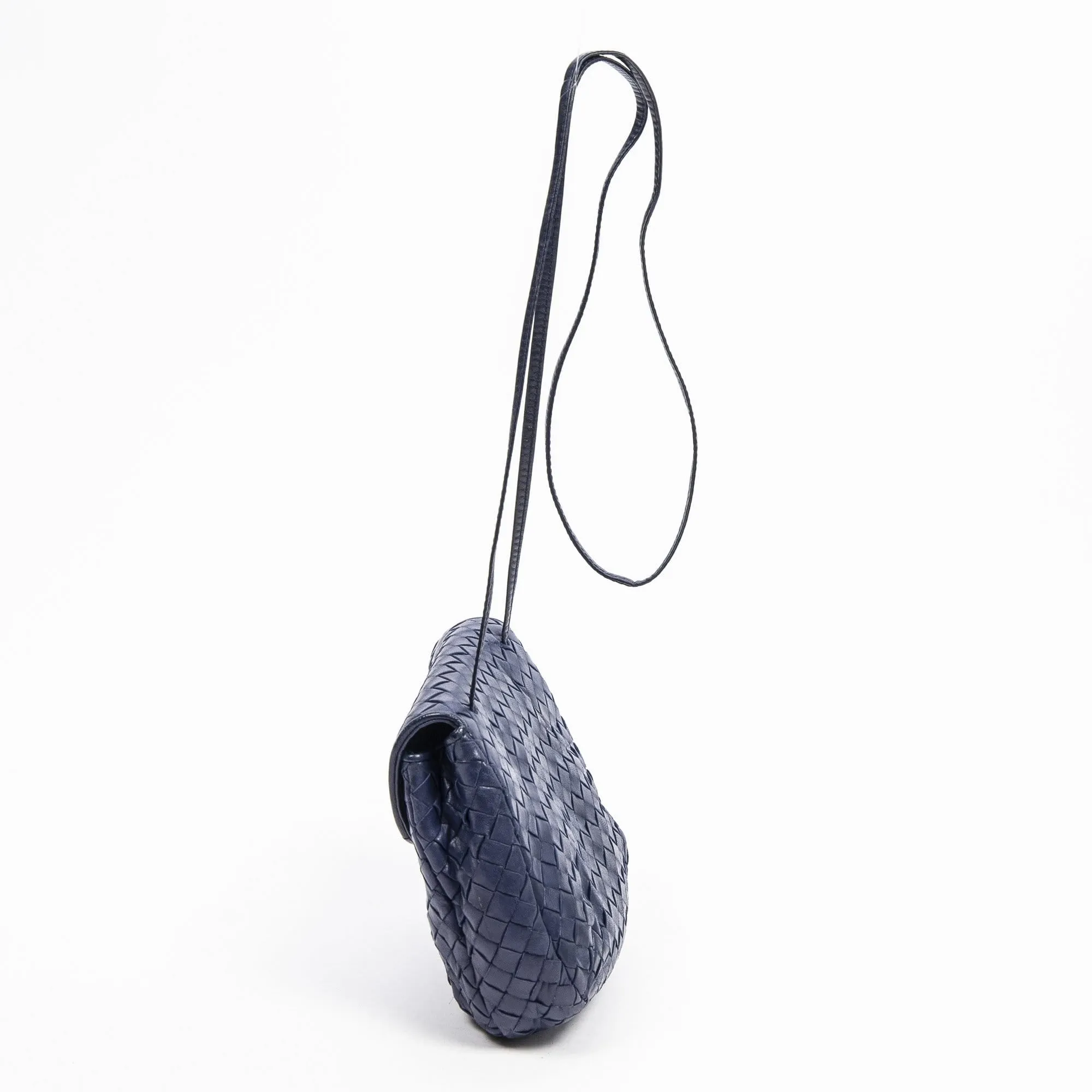 Bottega Veneta Vintage Intrecciato Mini Flap Crossbody Bag - AWL1388