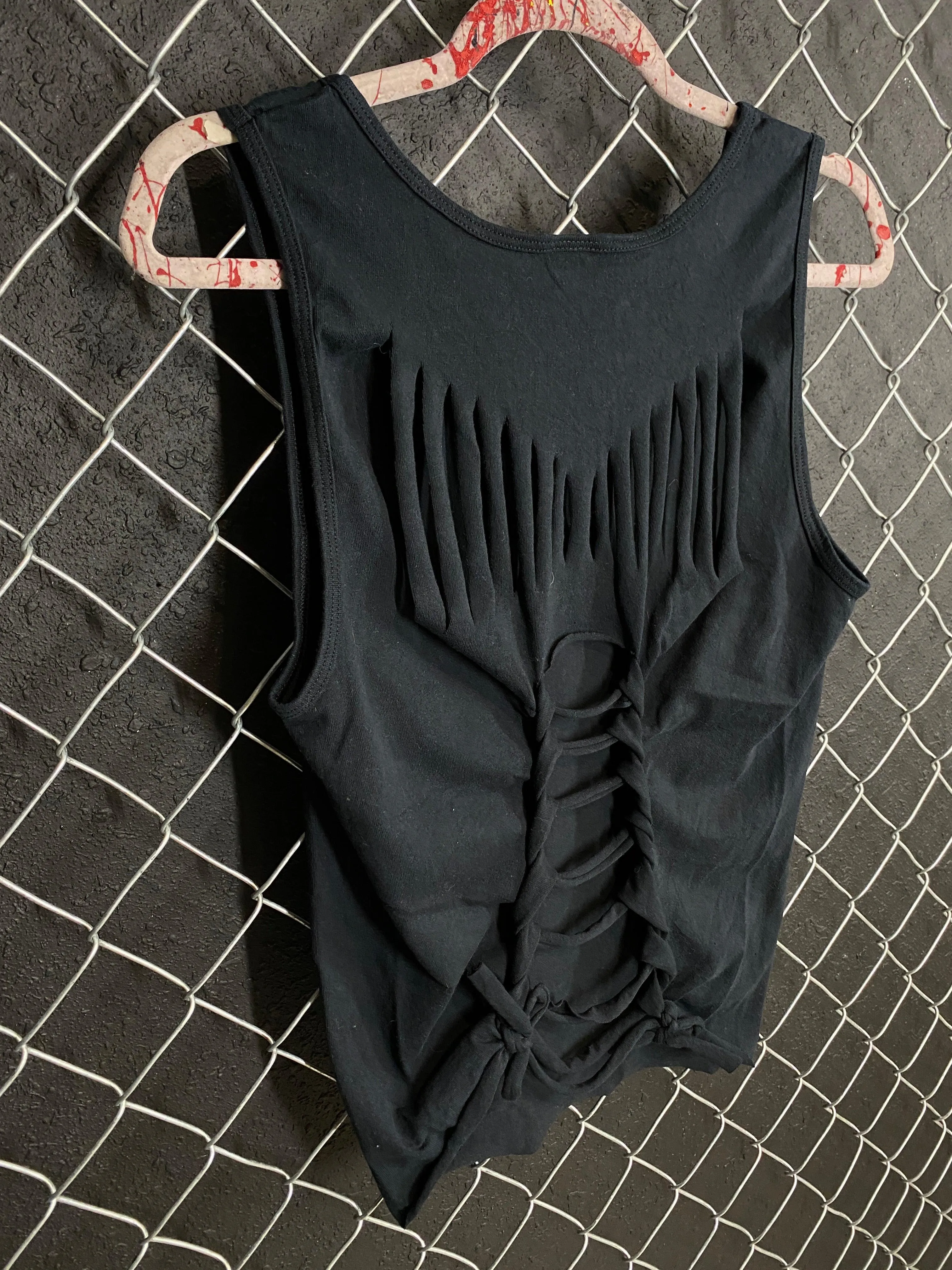 BRIAN MARQUIS-CROP TANK TOP-SMALL