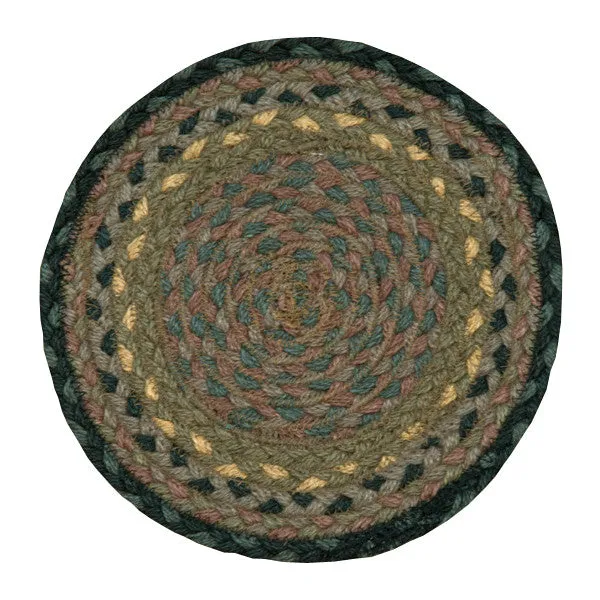Brown/Black/Charcoal Braided Rug In Different Shapes And Sizes