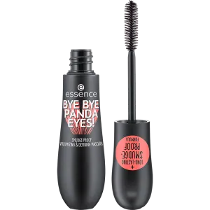 bye bye panda eyes! smudge-proof volumizing and defining mascara