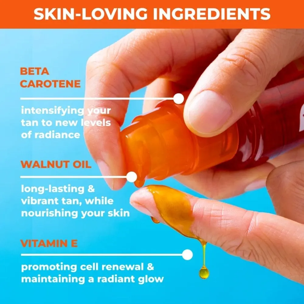 Byrokko Shine Brown Beta Carotene Tanning Maximiser Oil 150ml