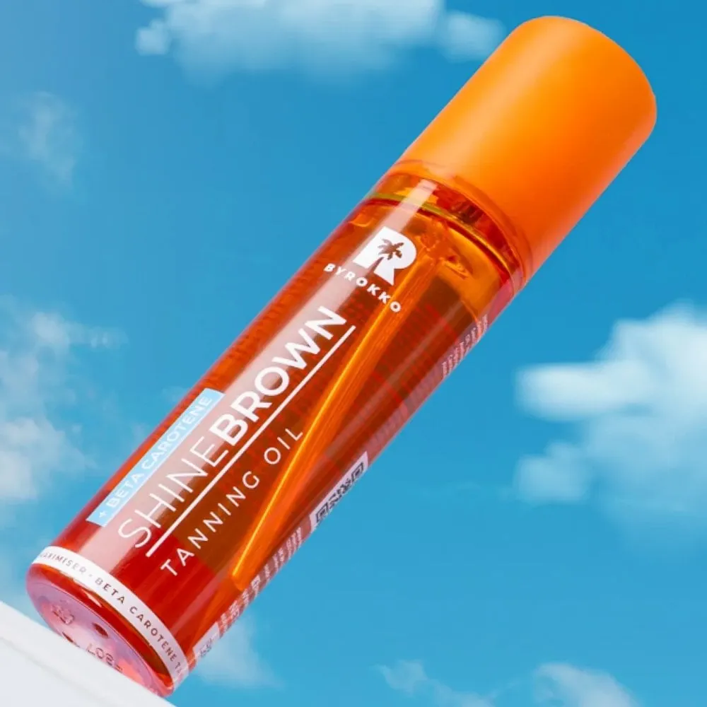 Byrokko Shine Brown Beta Carotene Tanning Maximiser Oil 150ml