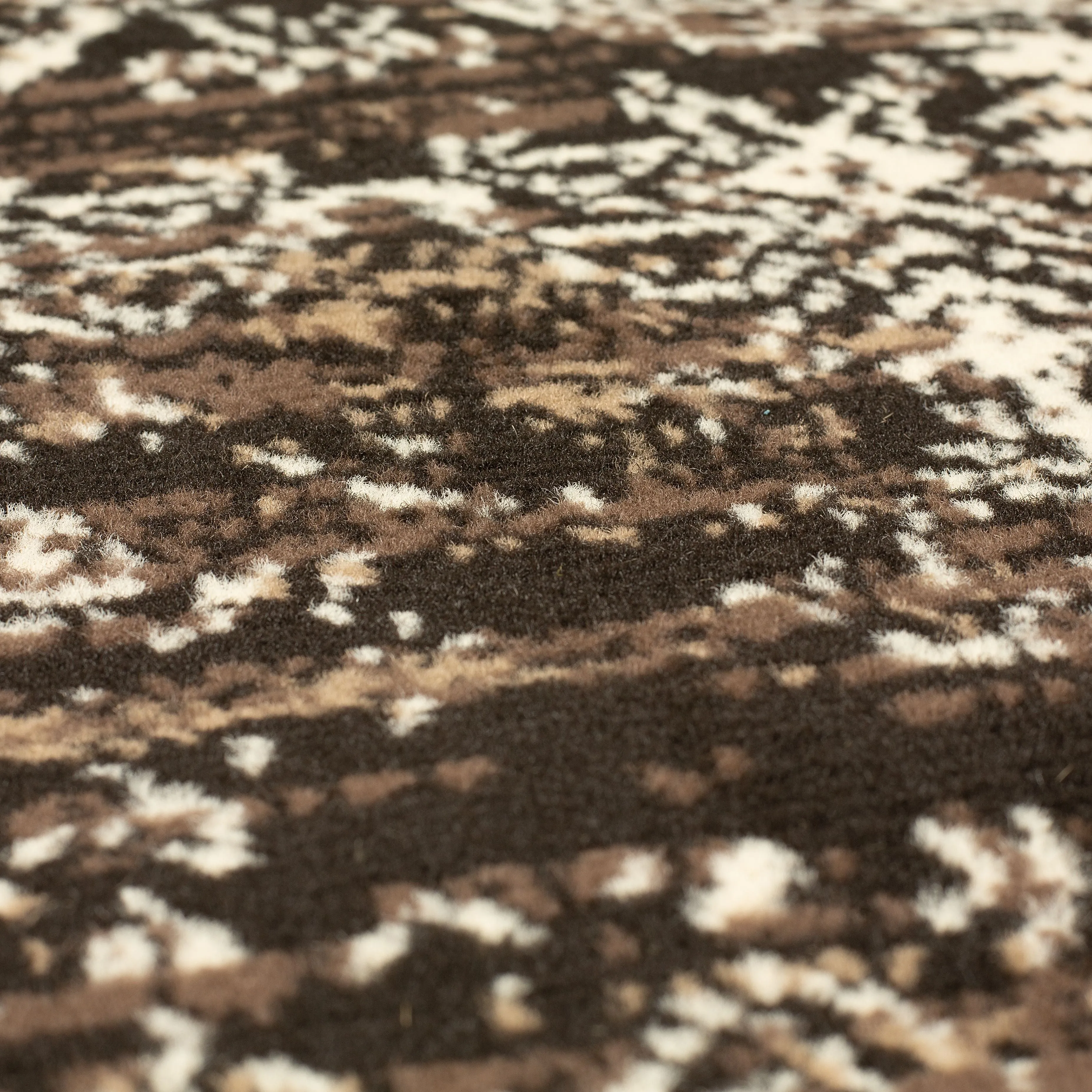 Cacao Vintage Style Patch Work Pattern Rug - Texas