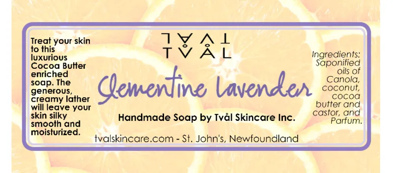 Cake Soap - Clementine Lavender