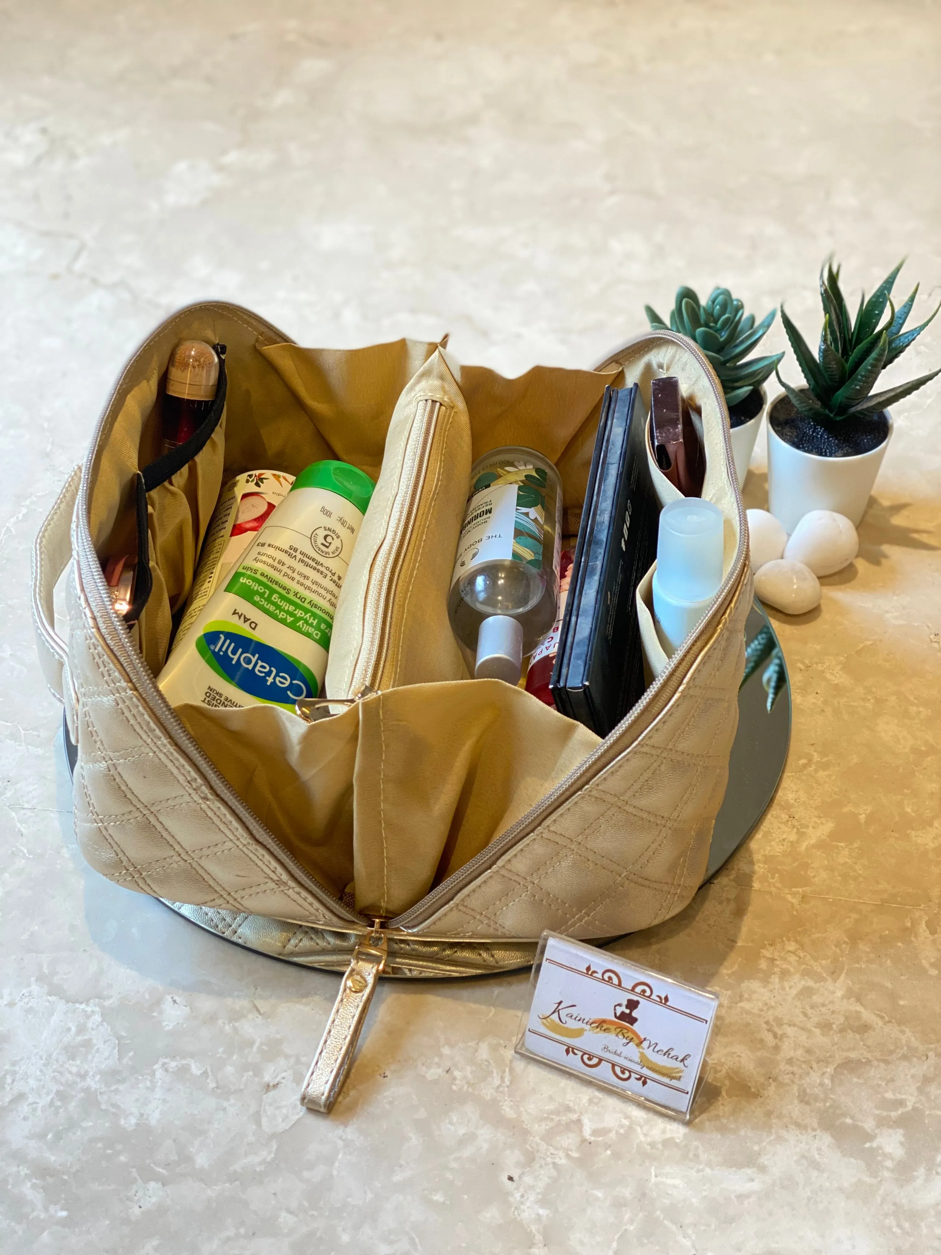 Camille Cosmetics/Toiletries Pouch - Shimmer Edition