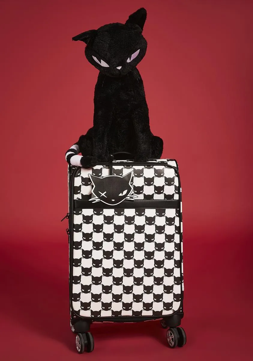 Cat Bandit Rolling Suitcase