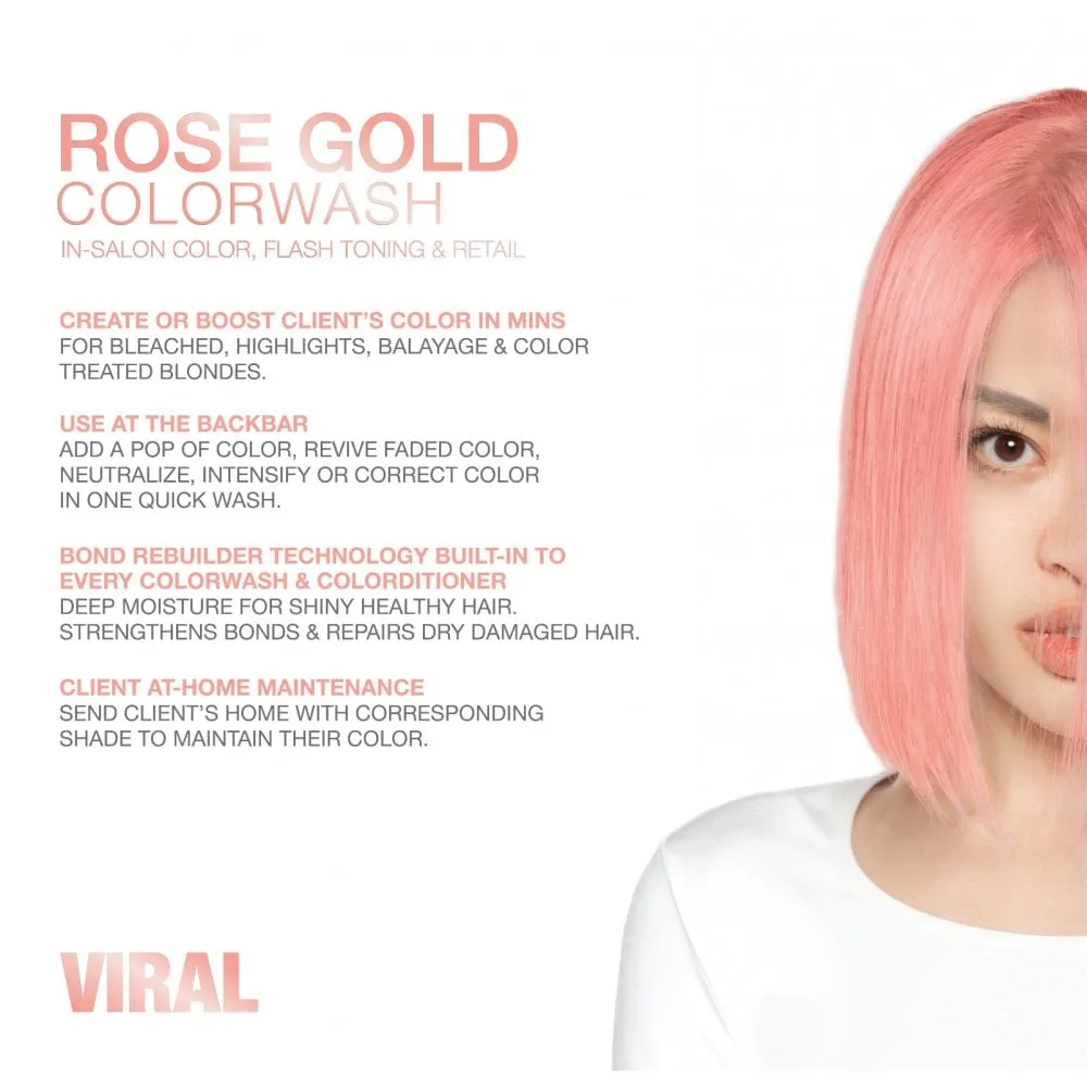 Celeb Luxury Viral Pastel Rose Gold Color Wash 244ml