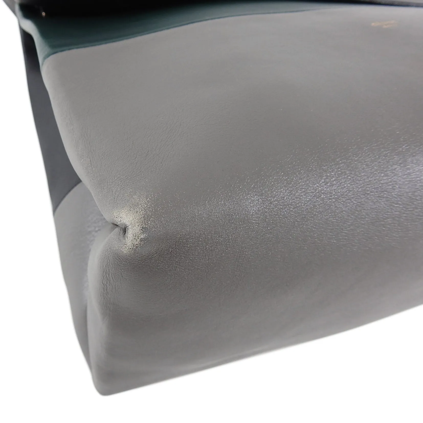 Celine Grey Green Black Tricolor All Soft Tote Bag