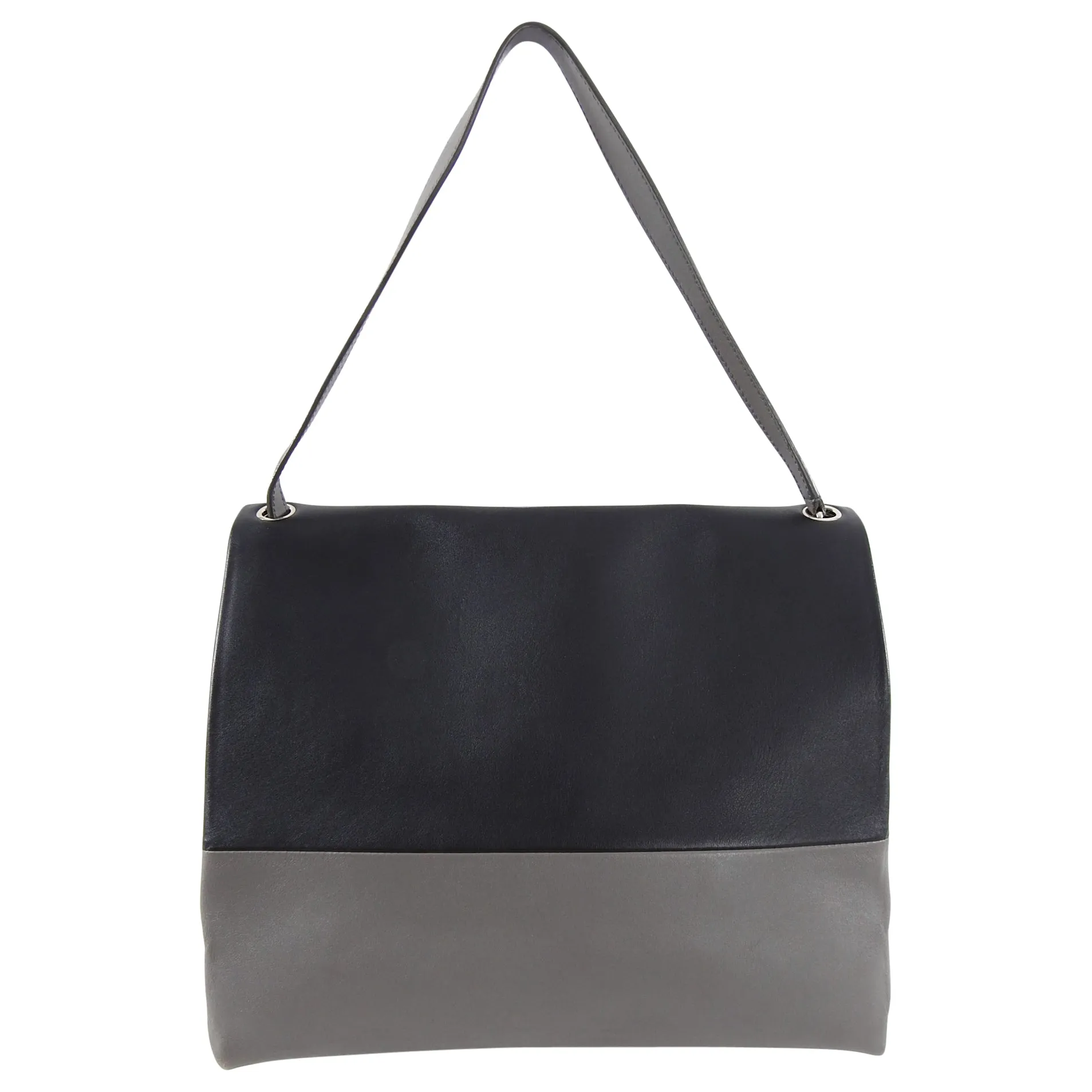 Celine Grey Green Black Tricolor All Soft Tote Bag