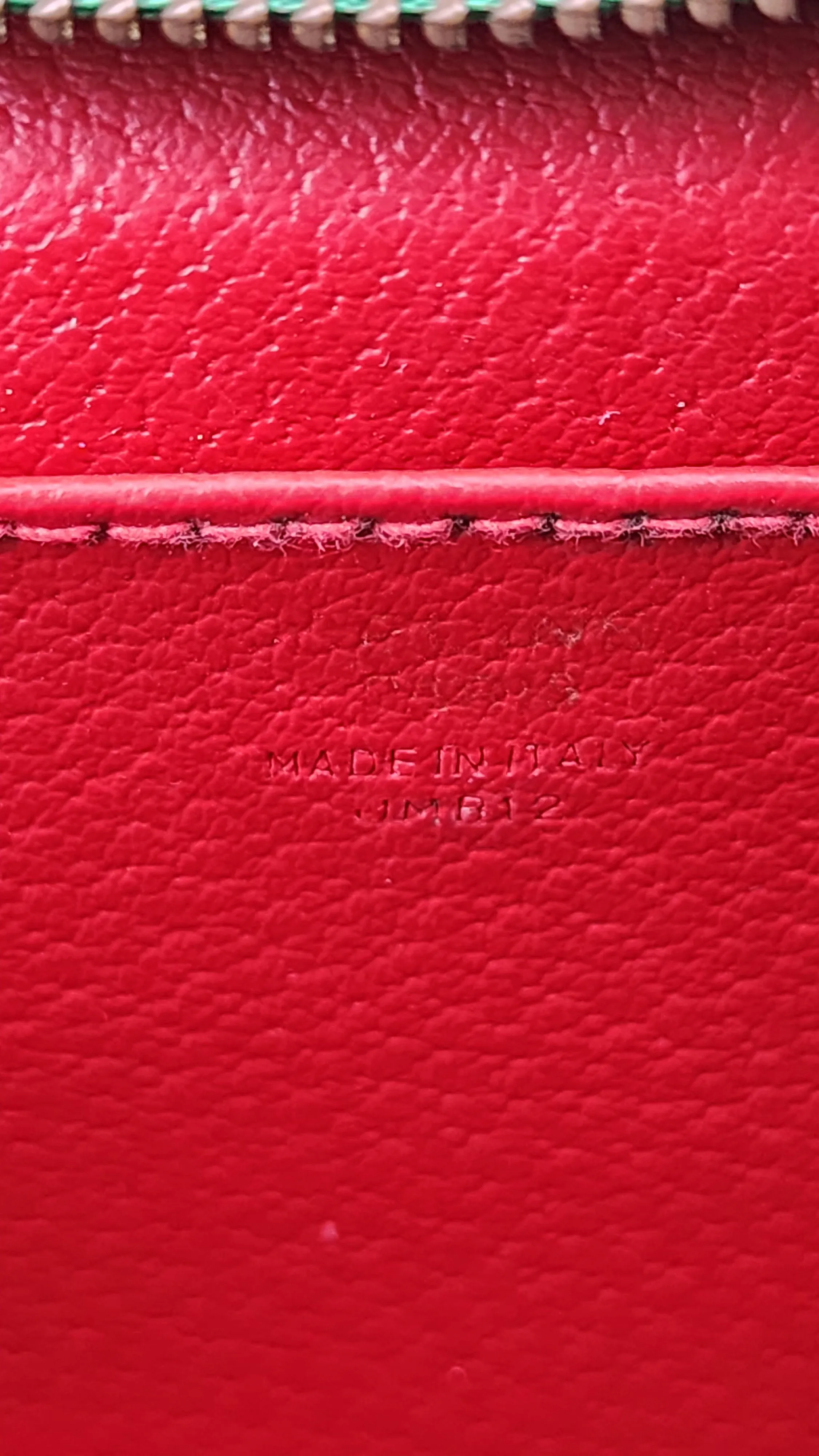 Celine Mini Green Leather 2 Way Hand Bag - 1211