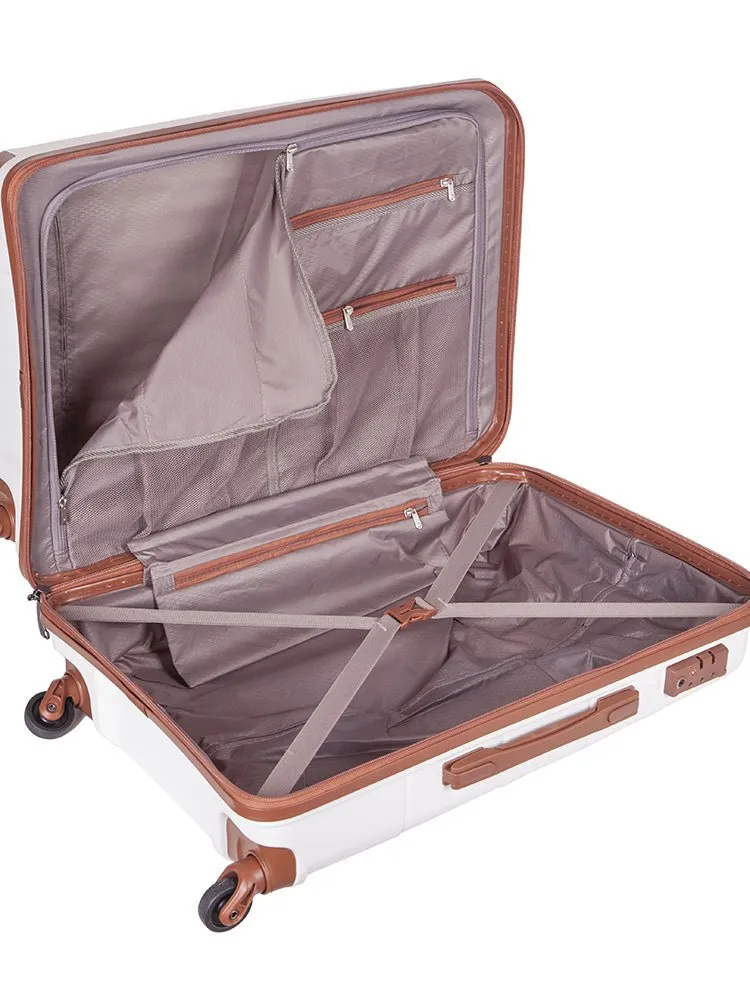 Cellini Spinn 65cm 4 Wheel Trolley Case | White